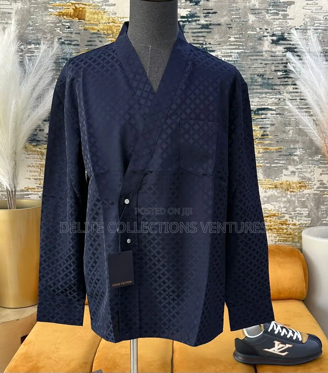 *Original Louis Vuitton Silk Shirt Available in Store  M — XXL
