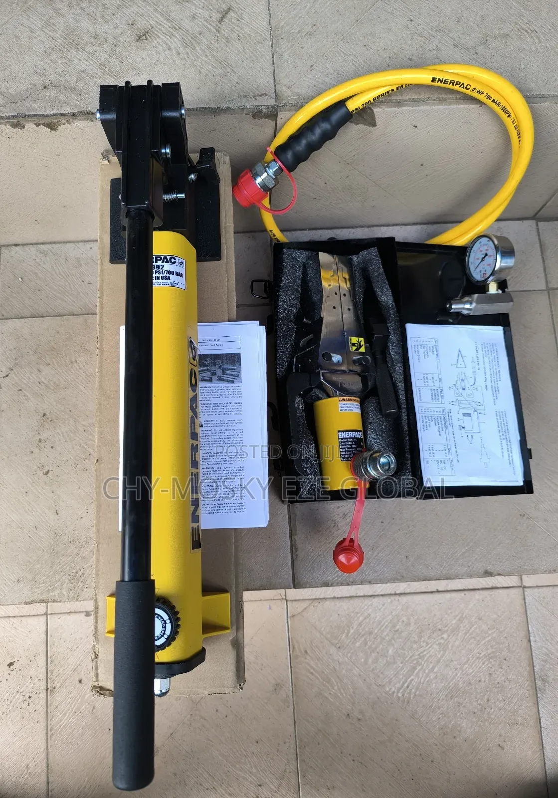 14t Enerpac Hydraulic Flange Spreader Set (Enerpac)