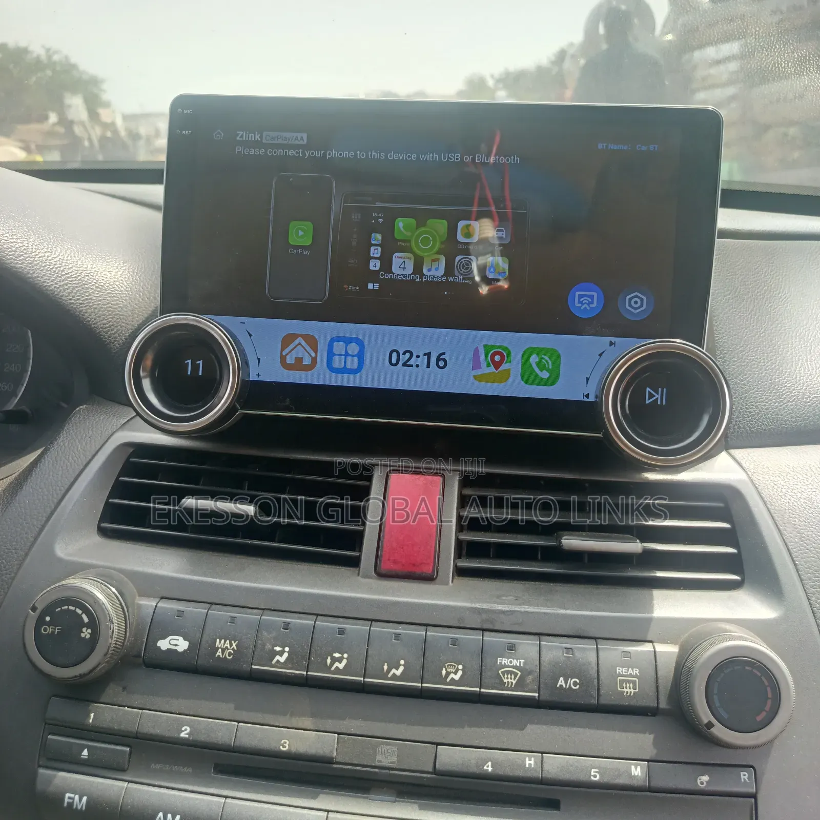 Apple  Car Play Screen for Honda Accord 2008-10 With Reverse Camera