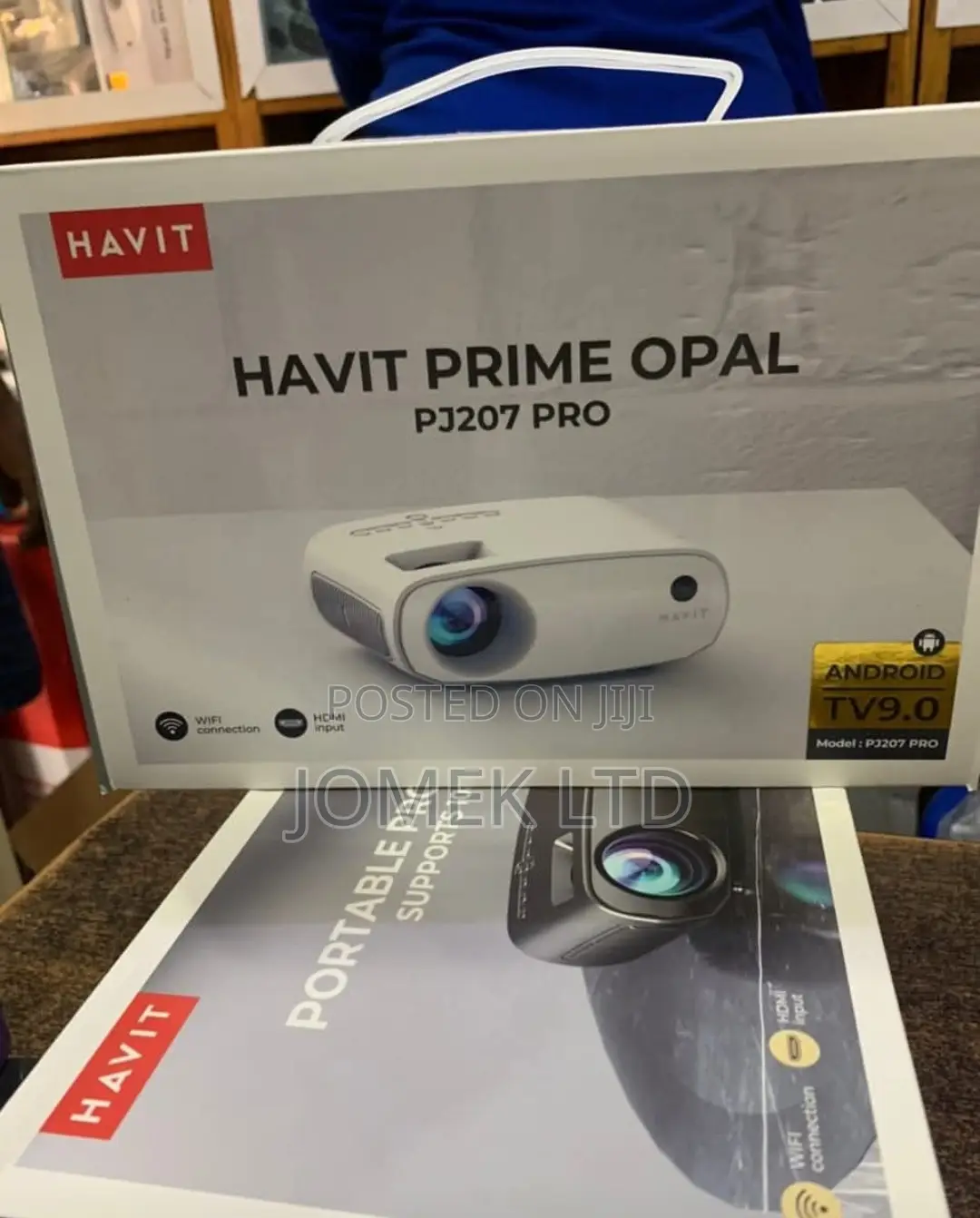 Havit Pj202 Pro Portable 6000 Lumens Lumens Wireless Projector