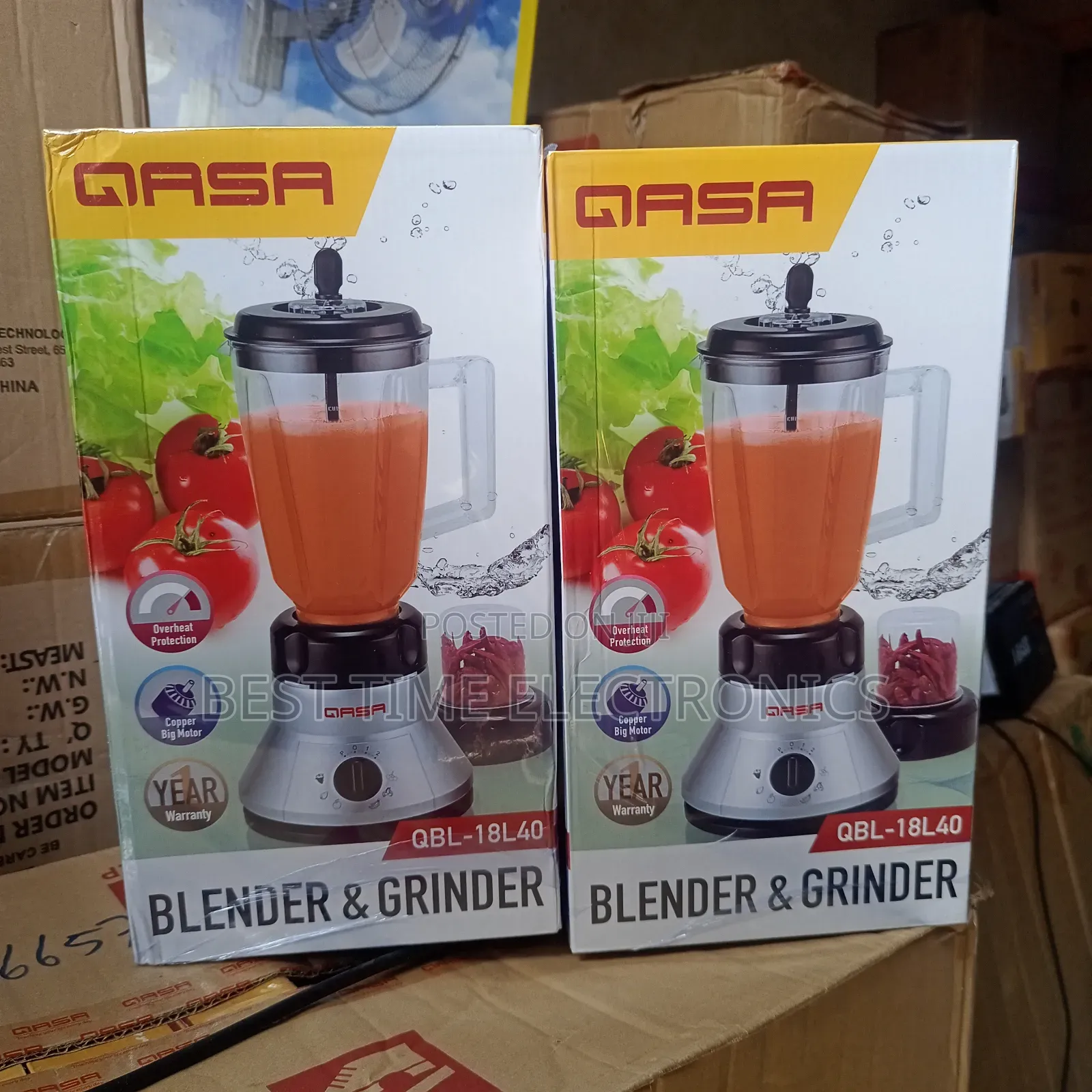 Qasa 1.8ltrs Blender Grinder