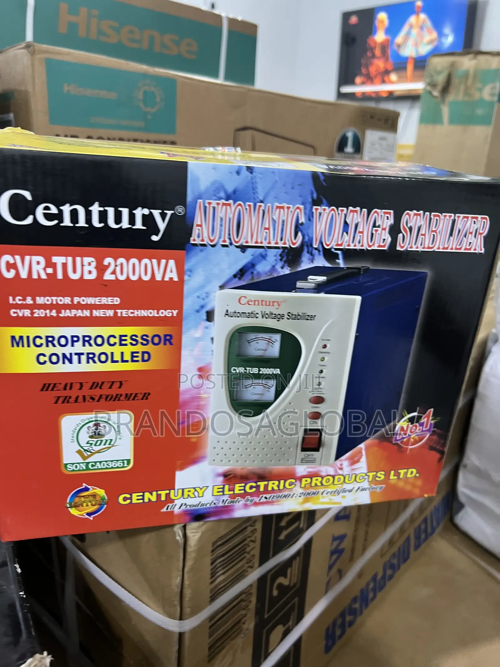 Century 2kw Floor Regulator CVR-Tub2000va | Trusted