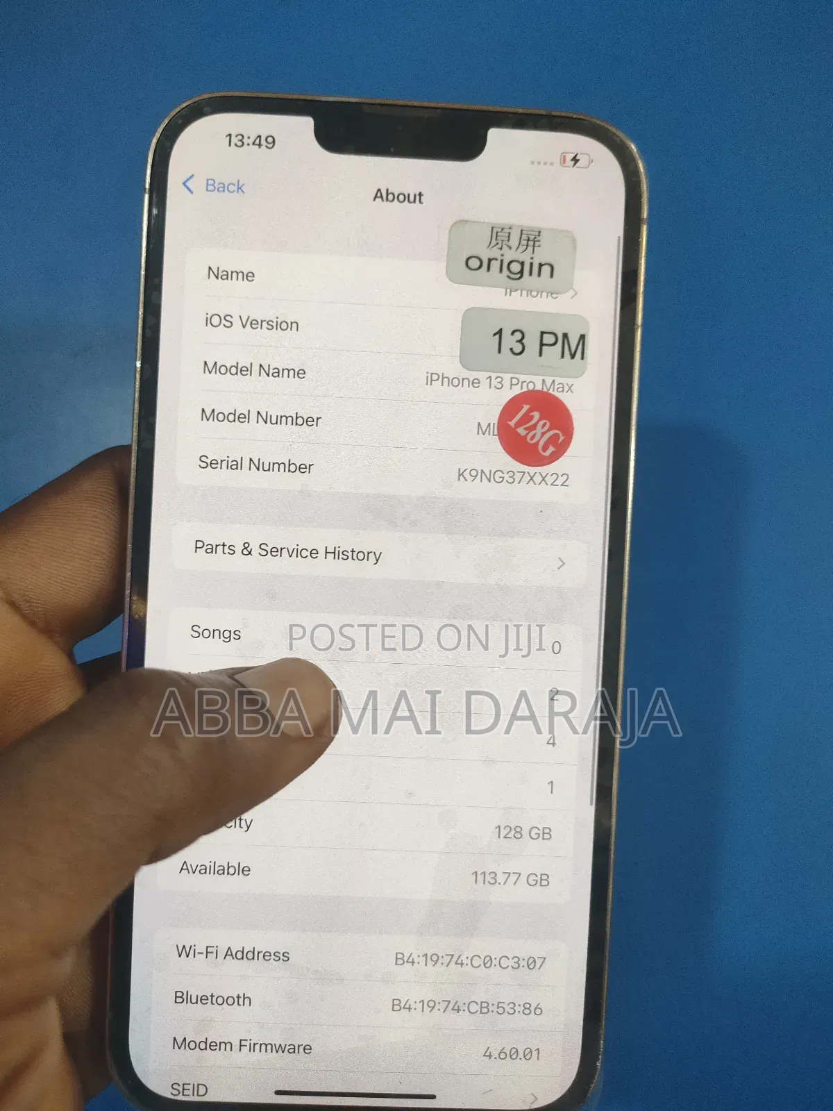 New Apple iPhone 13 Pro Max 128 GB Gold