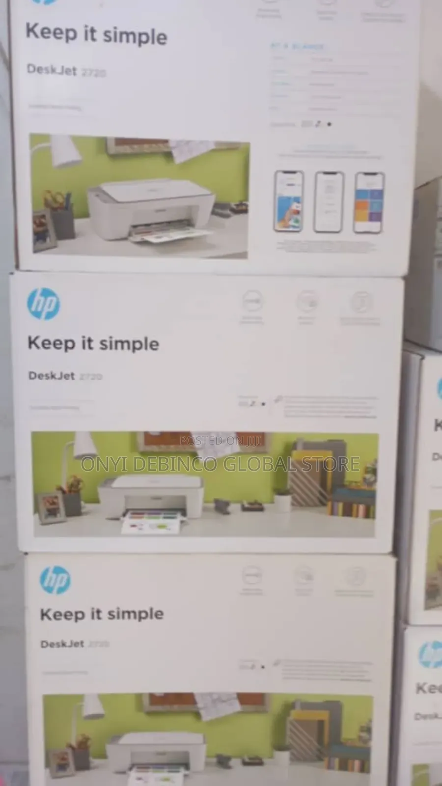 Hp Deskjet 2720 Wireless All-in-One Color Printer