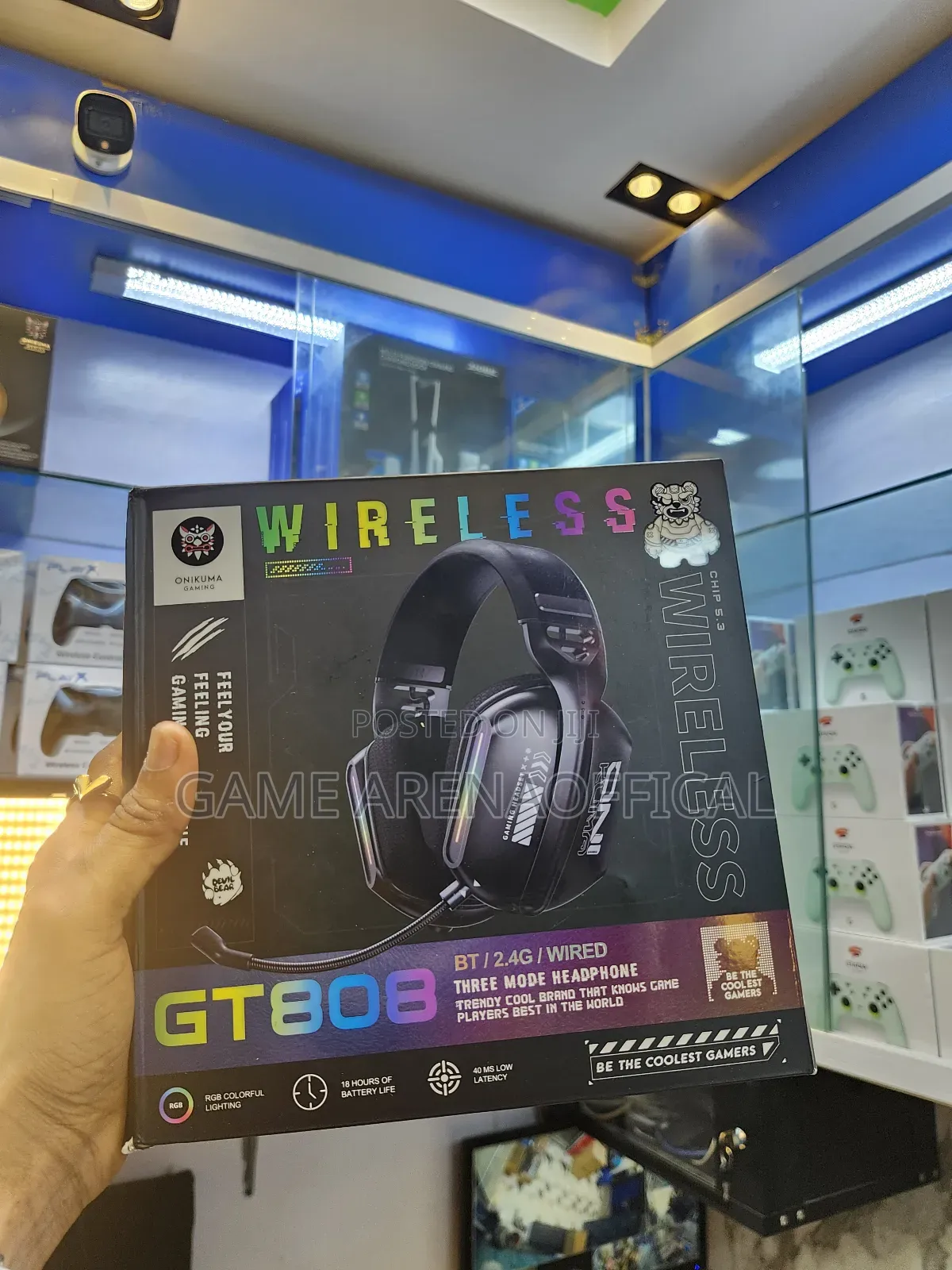 Gt808 Bt/2.4g/Wired Headset – 20mw Surround-Style Audio