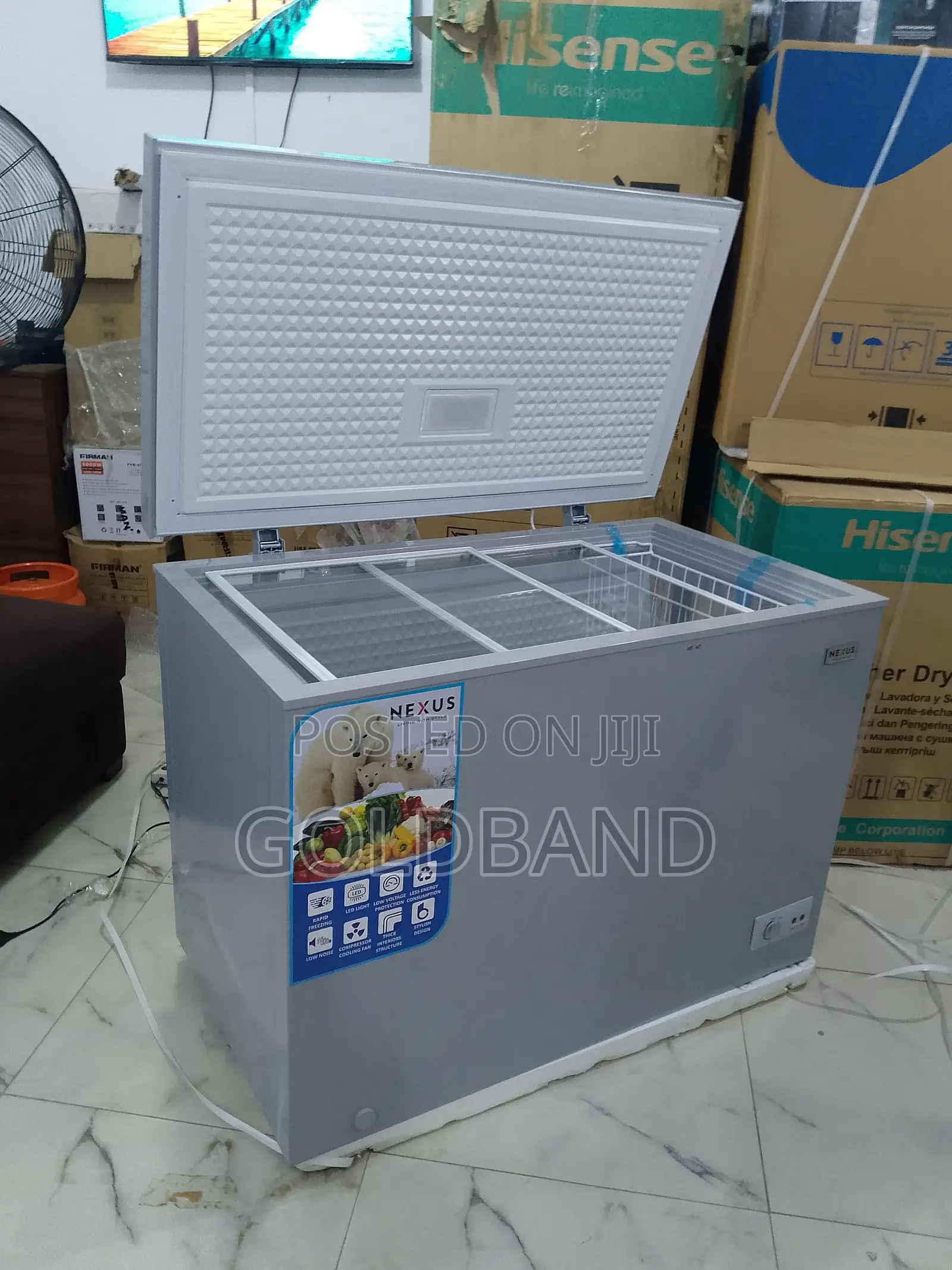 Nexus 300l Chest Freezer – Adjustable Thermostat
