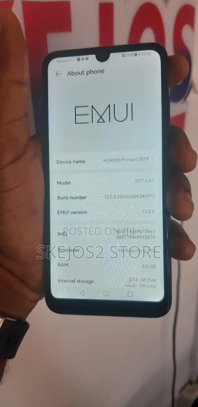 Huawei P Smart 2019 64 GB Black