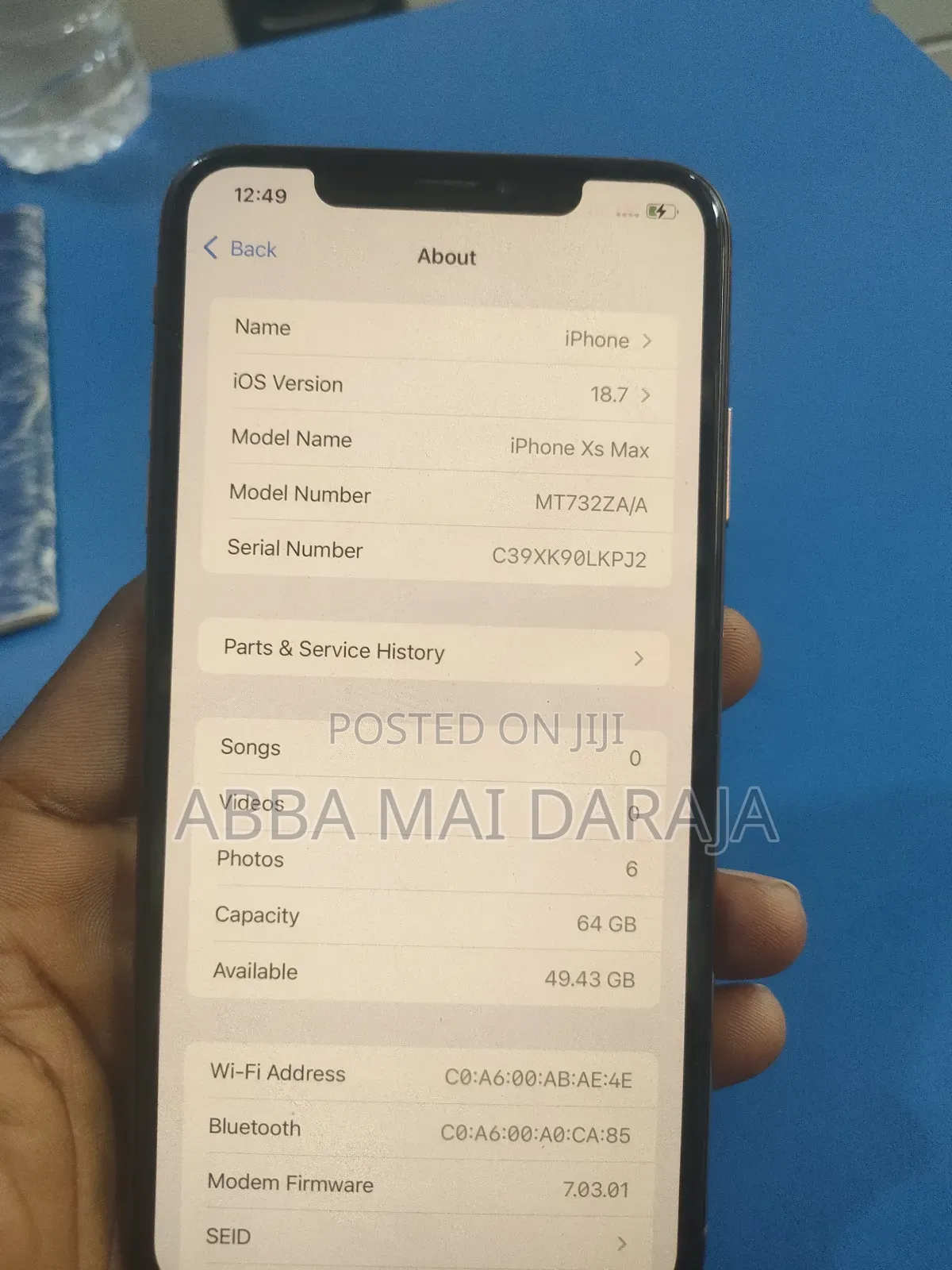 Apple iPhone XS Max 64 GB Gold