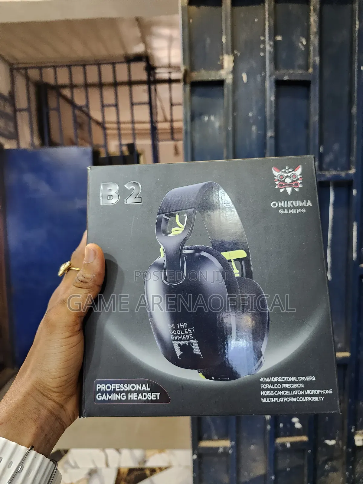 B2 Over-Ear Gaming Headset – 20mw Ultra-Clear Output