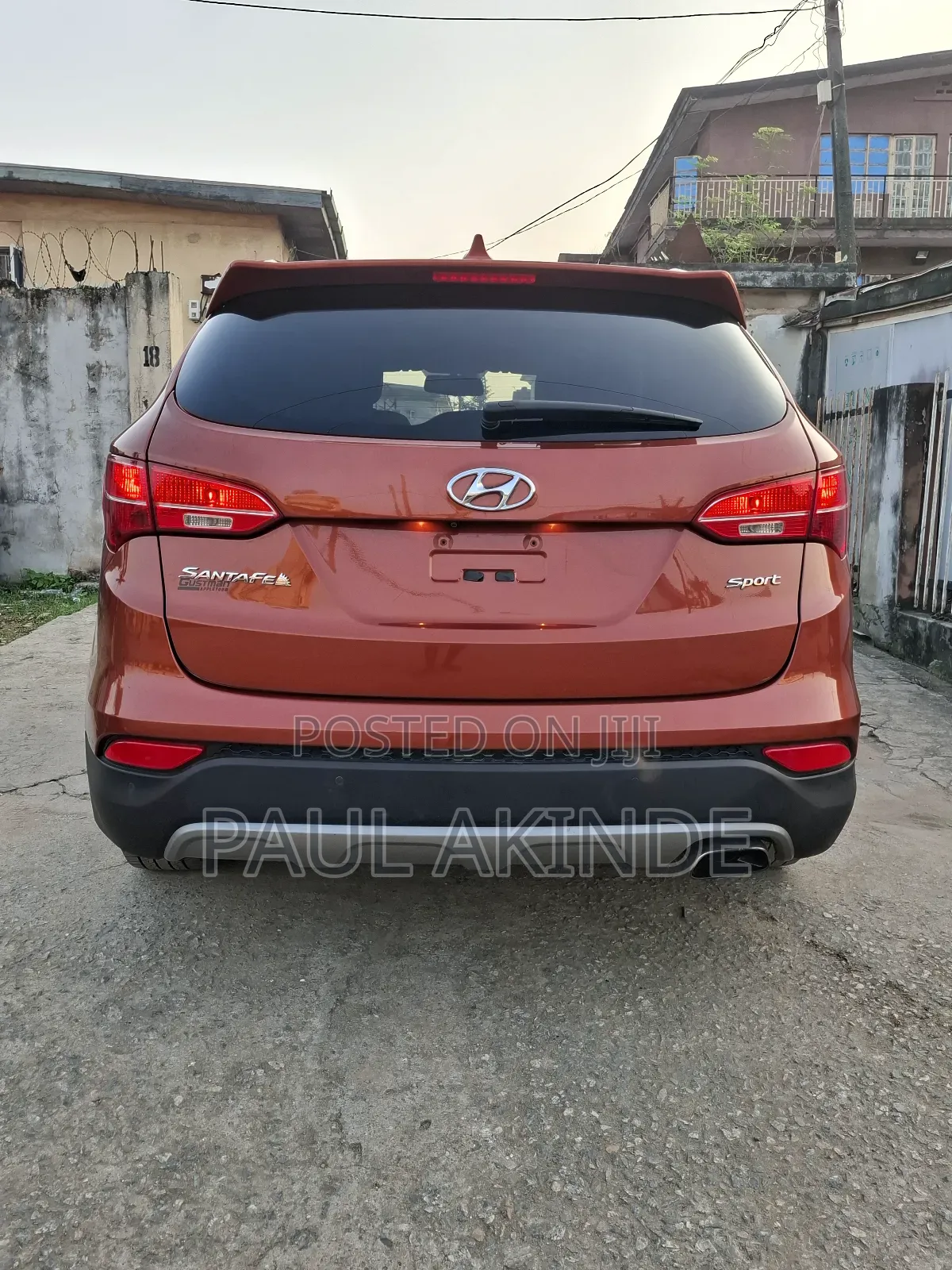 Hyundai Santa Fe 2015 Orange