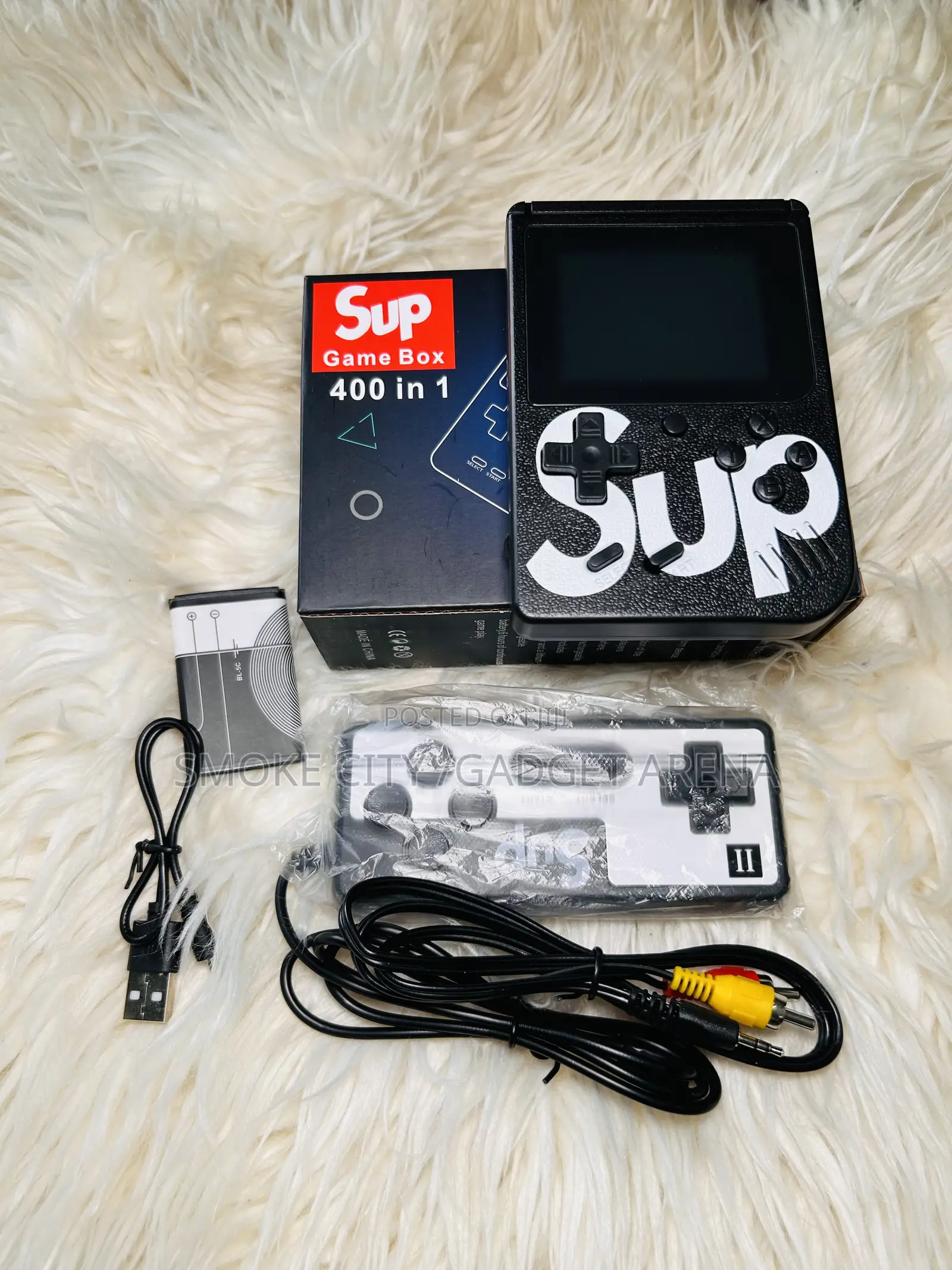 Sup Gamebox +Controller-400 Games -Available in White , Black and Blue