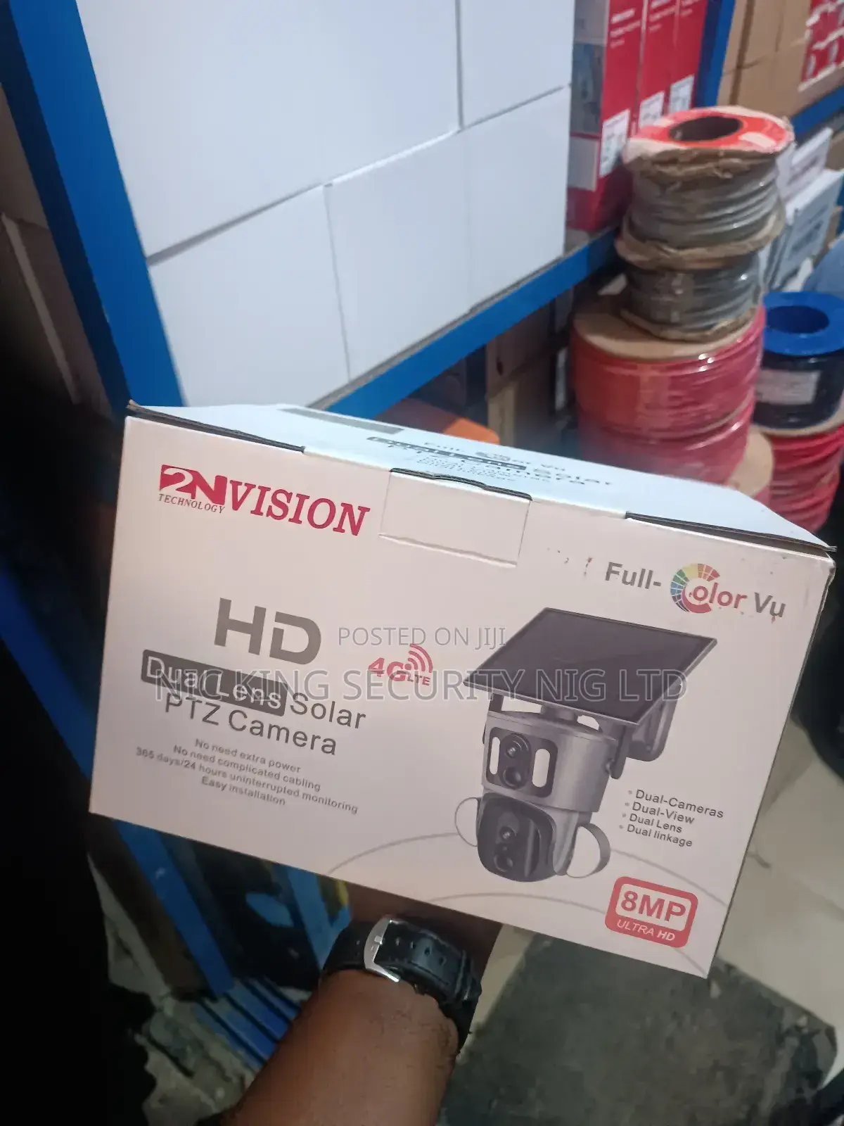 2n Vision Hd Dual Lens Solar PTZ Camera