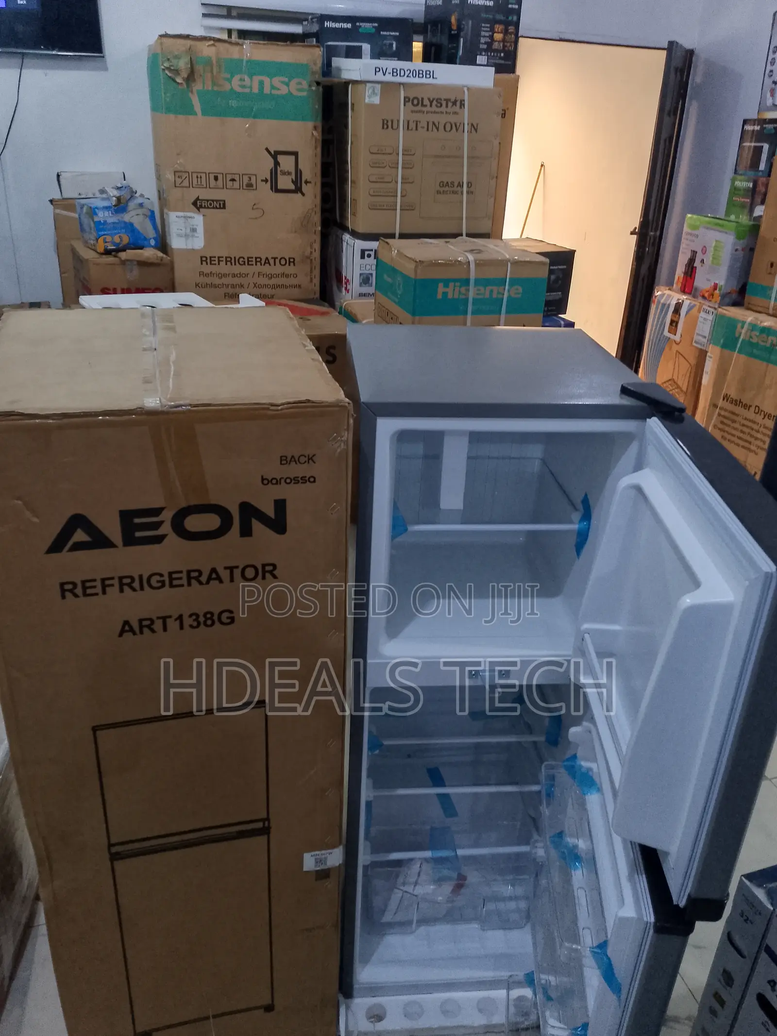Compact Giant Aeon 138l Double Door Refrigerator