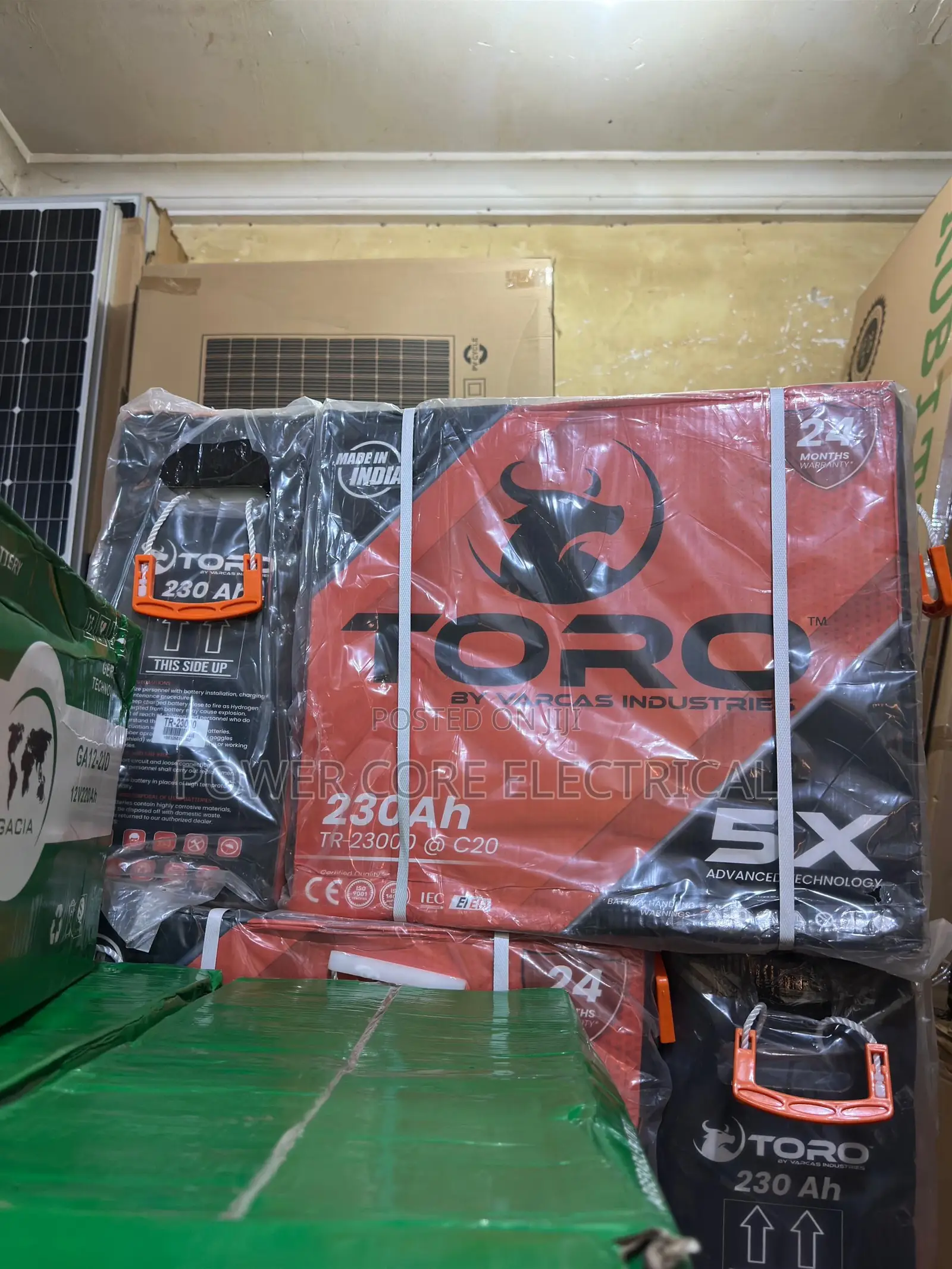 230ah 12v Toro Indian Solar Tubular Battery