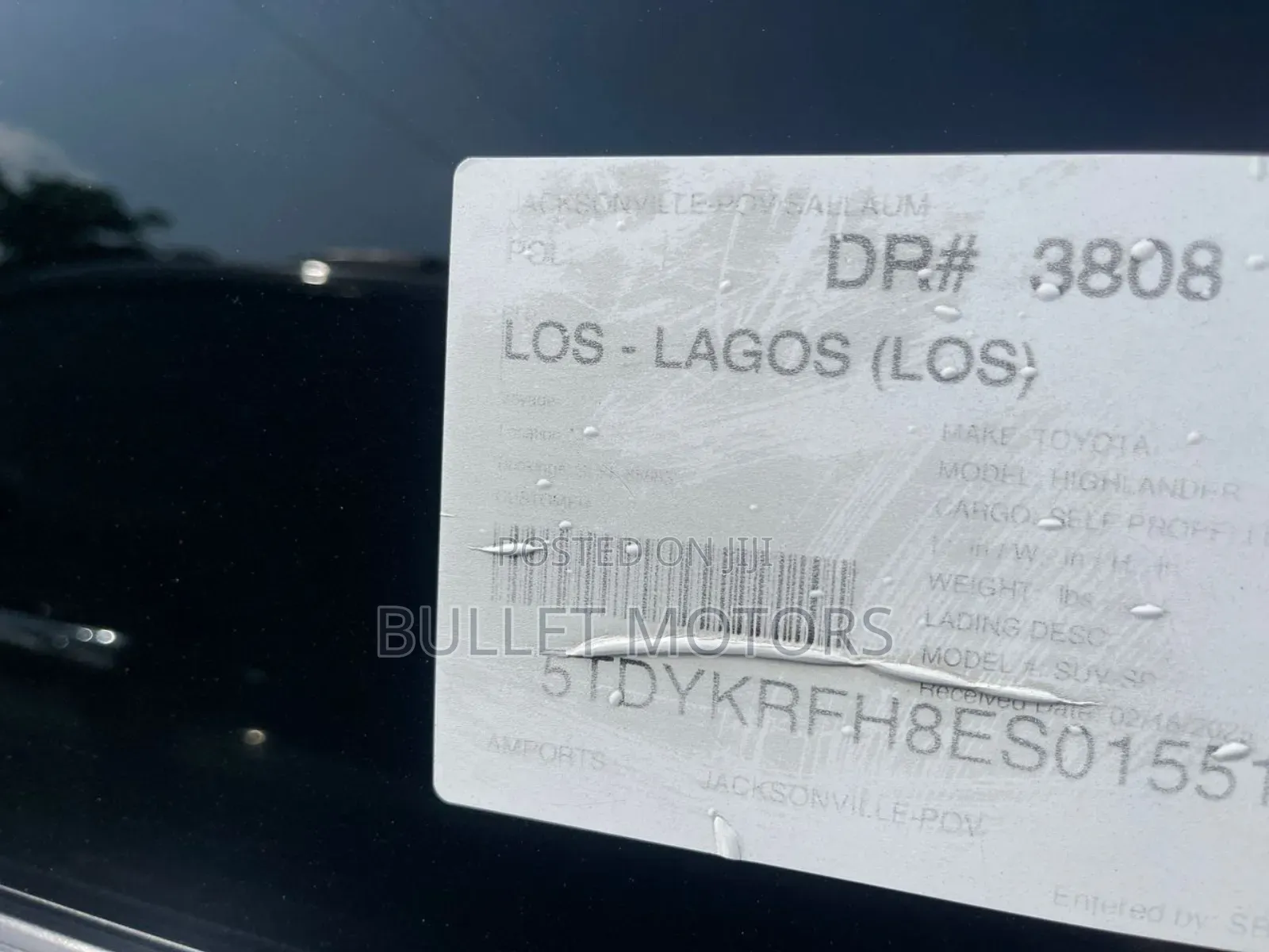 Toyota Highlander Limited 4dr SUV (3.5L 6cyl 6A) 2014 White