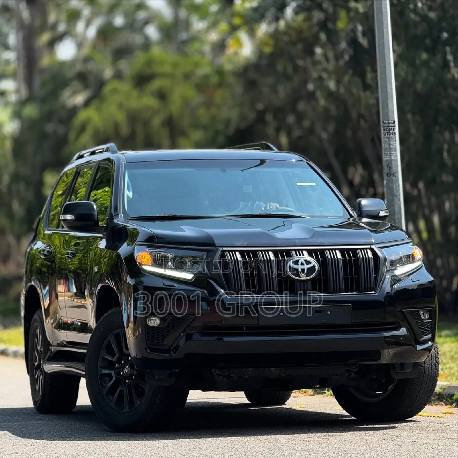 New Toyota Land Cruiser Prado 2023 Black