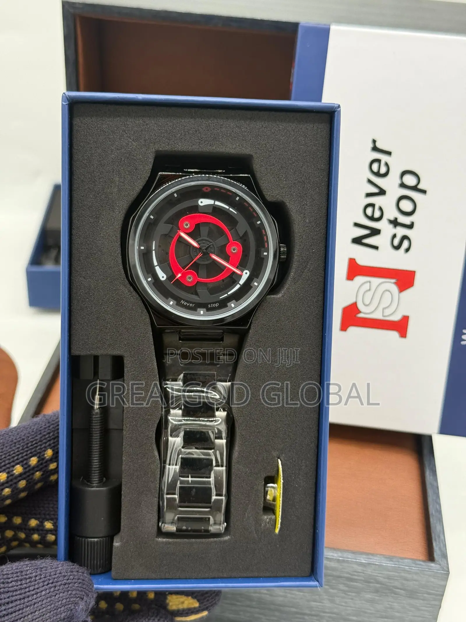 Never Stop Chain Wristwatch