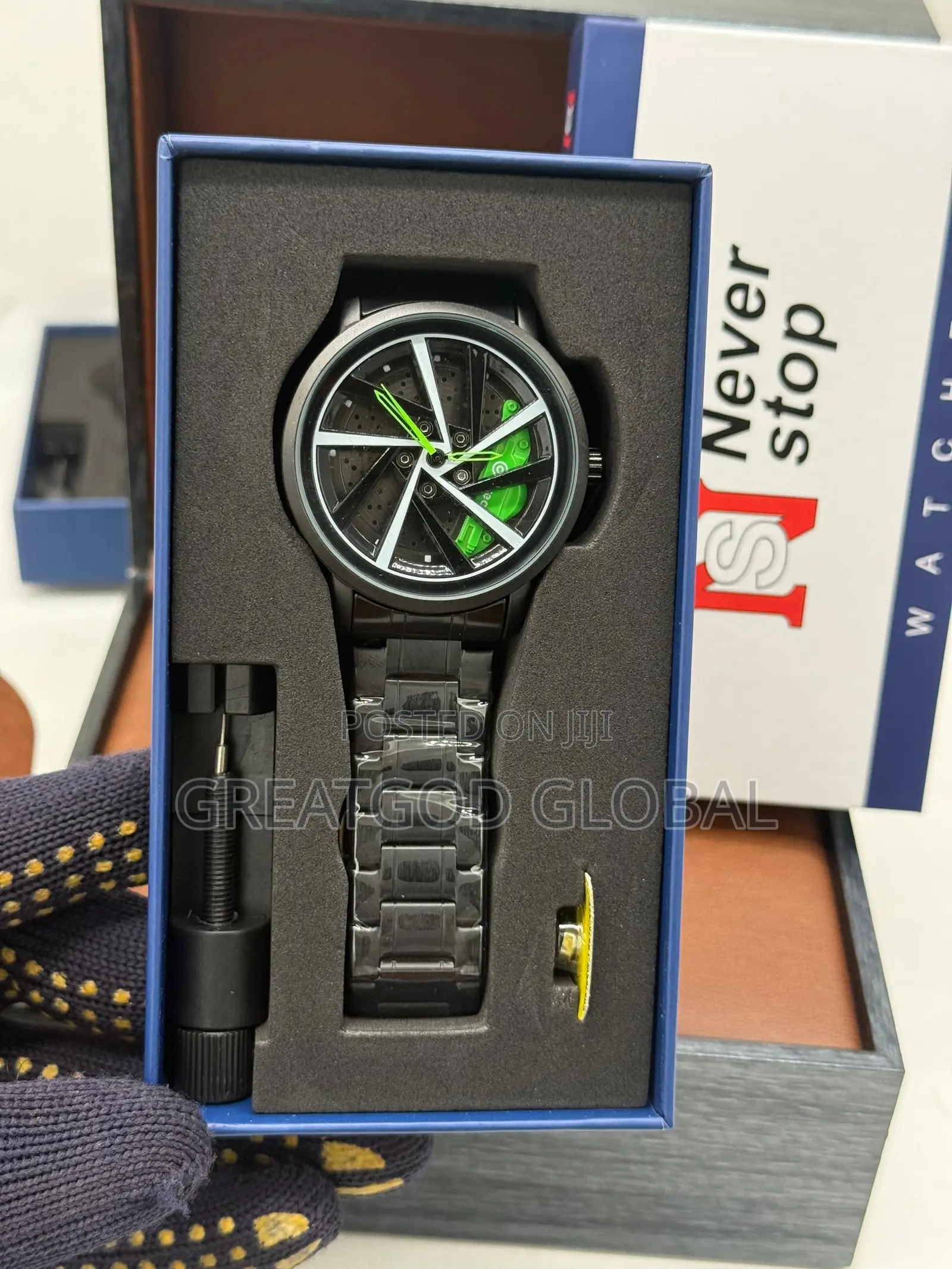 Never Stop Chain Wristwatch