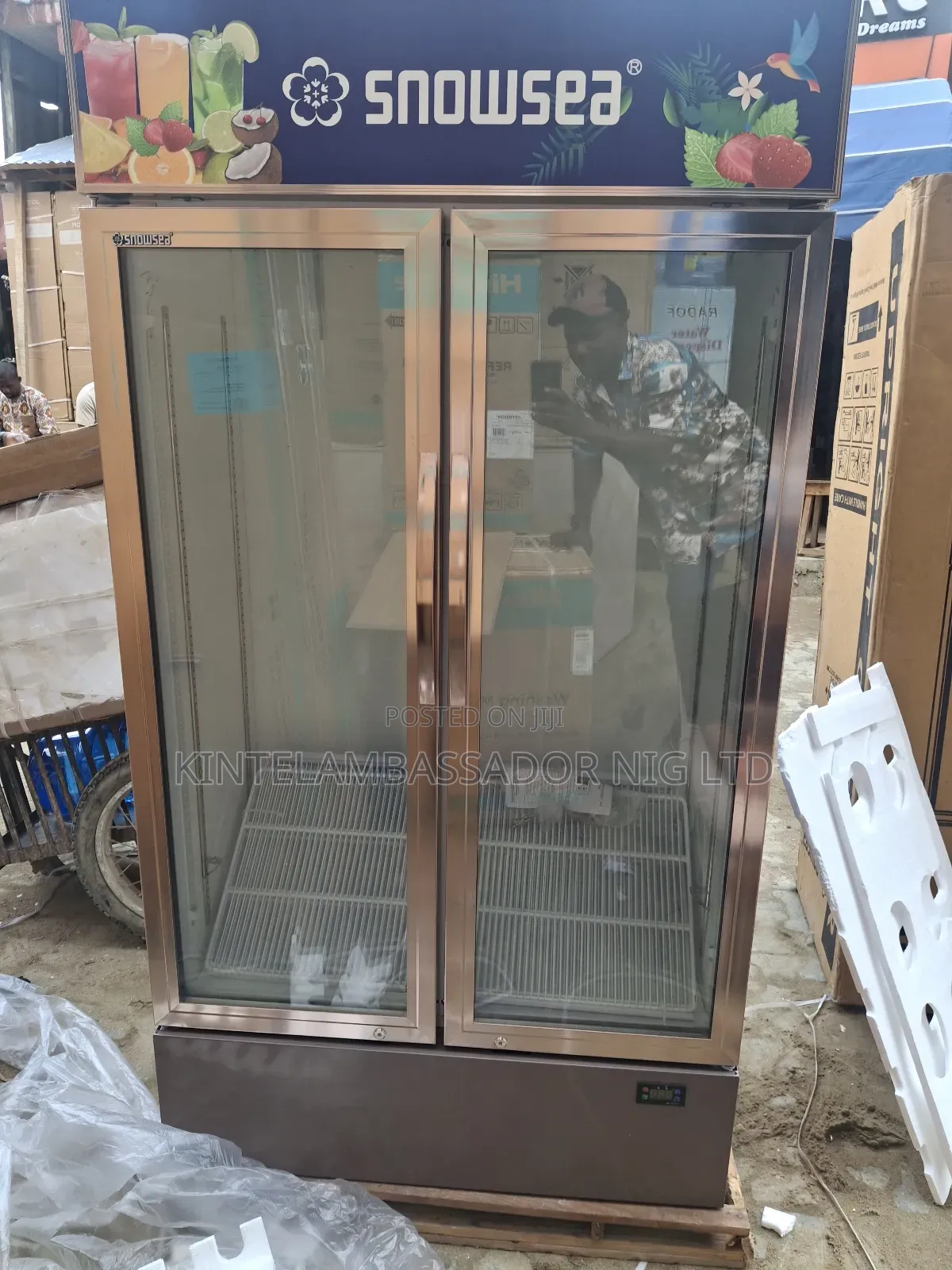 700l Snowsea Double Door Display  Chiler