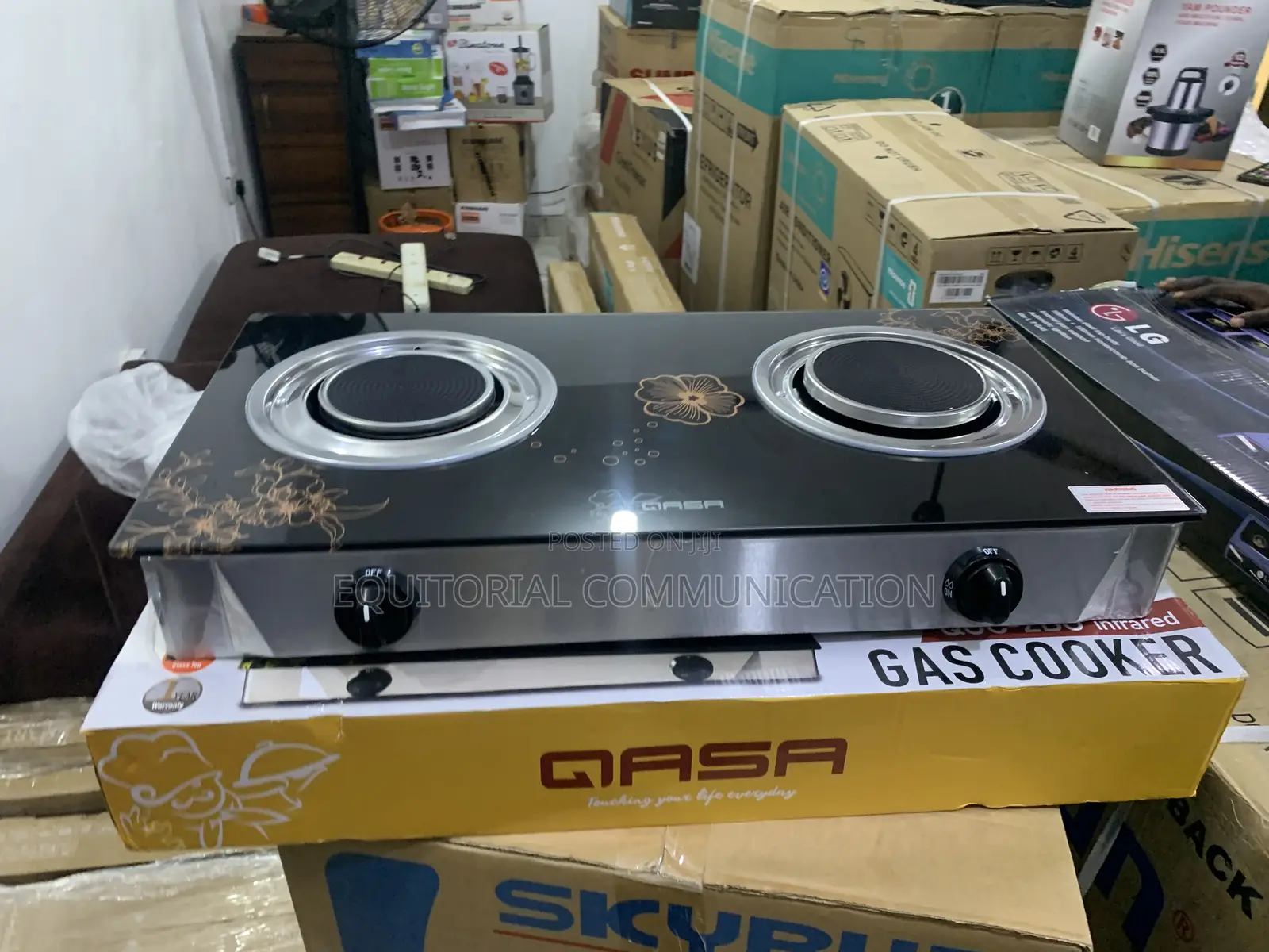 Qasa Infrared Cooker With Windproof Burners – QGC-2bg