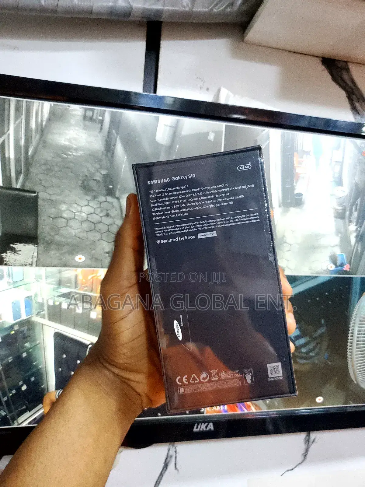 New Samsung Galaxy S10 128 GB Blue