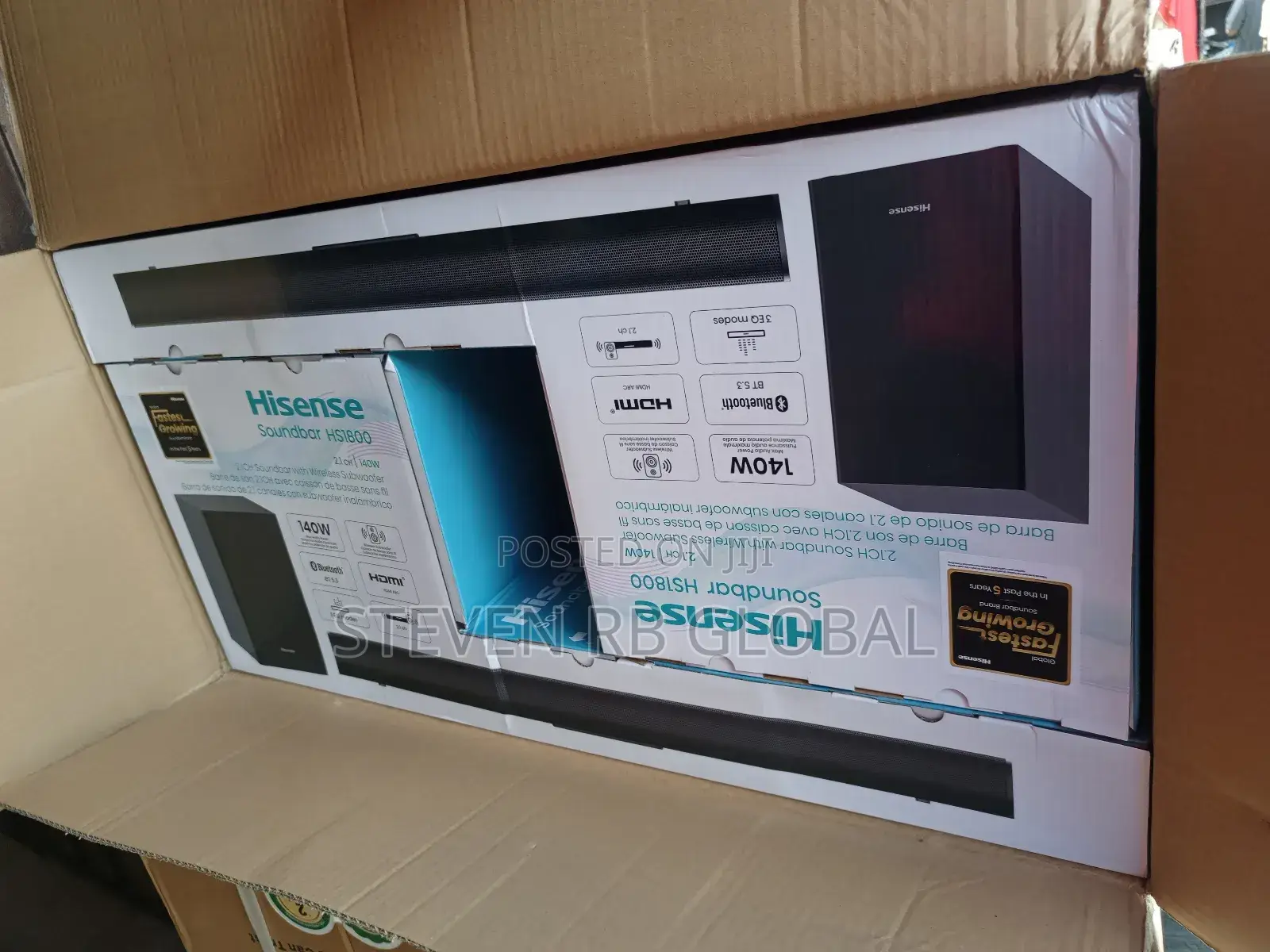 Hisense 140w Sound System – Aud Hs1800 (2.1ch)