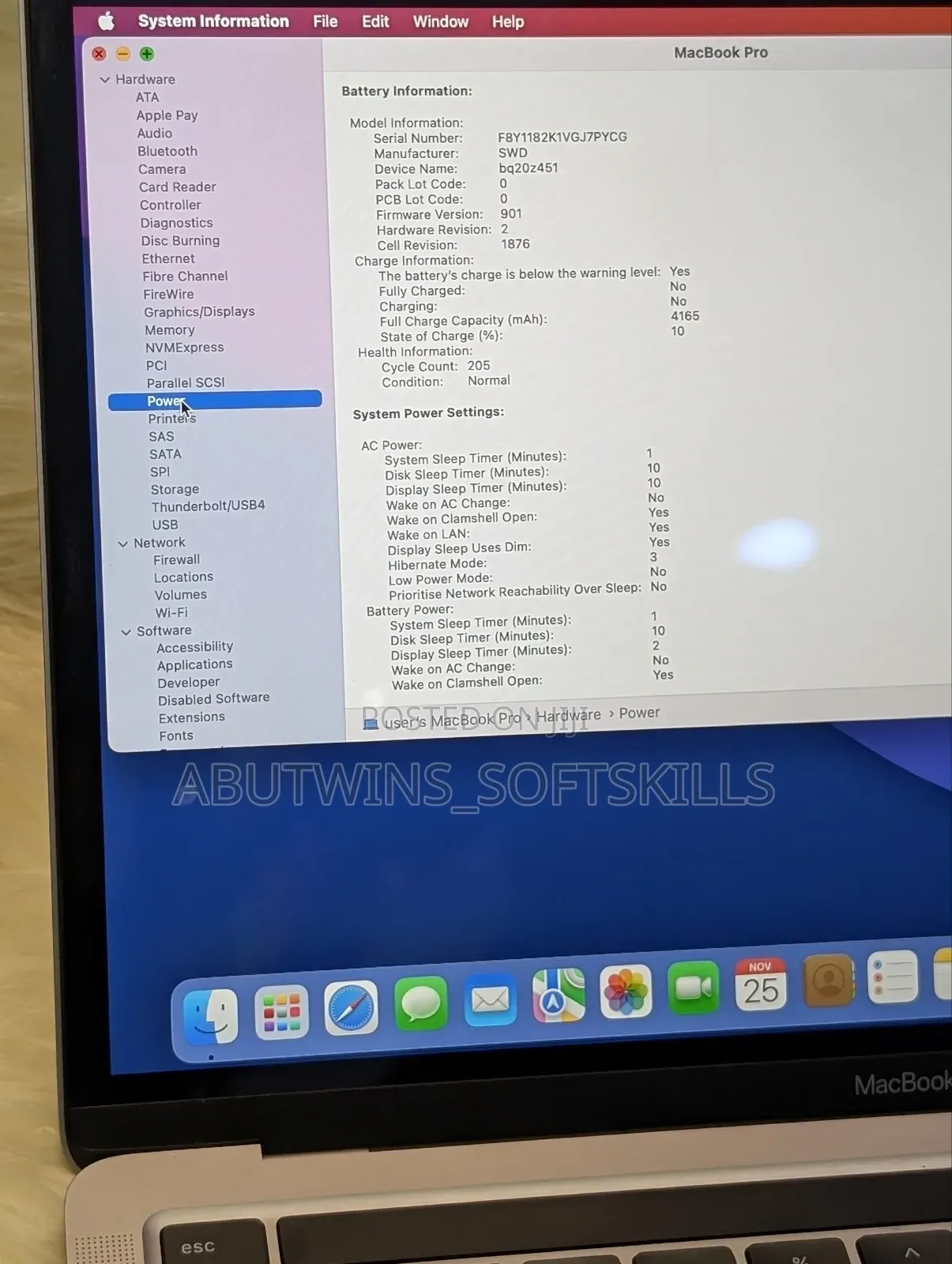 Laptop Apple MacBook Pro 2020 16GB Intel Core i7 SSD 1T