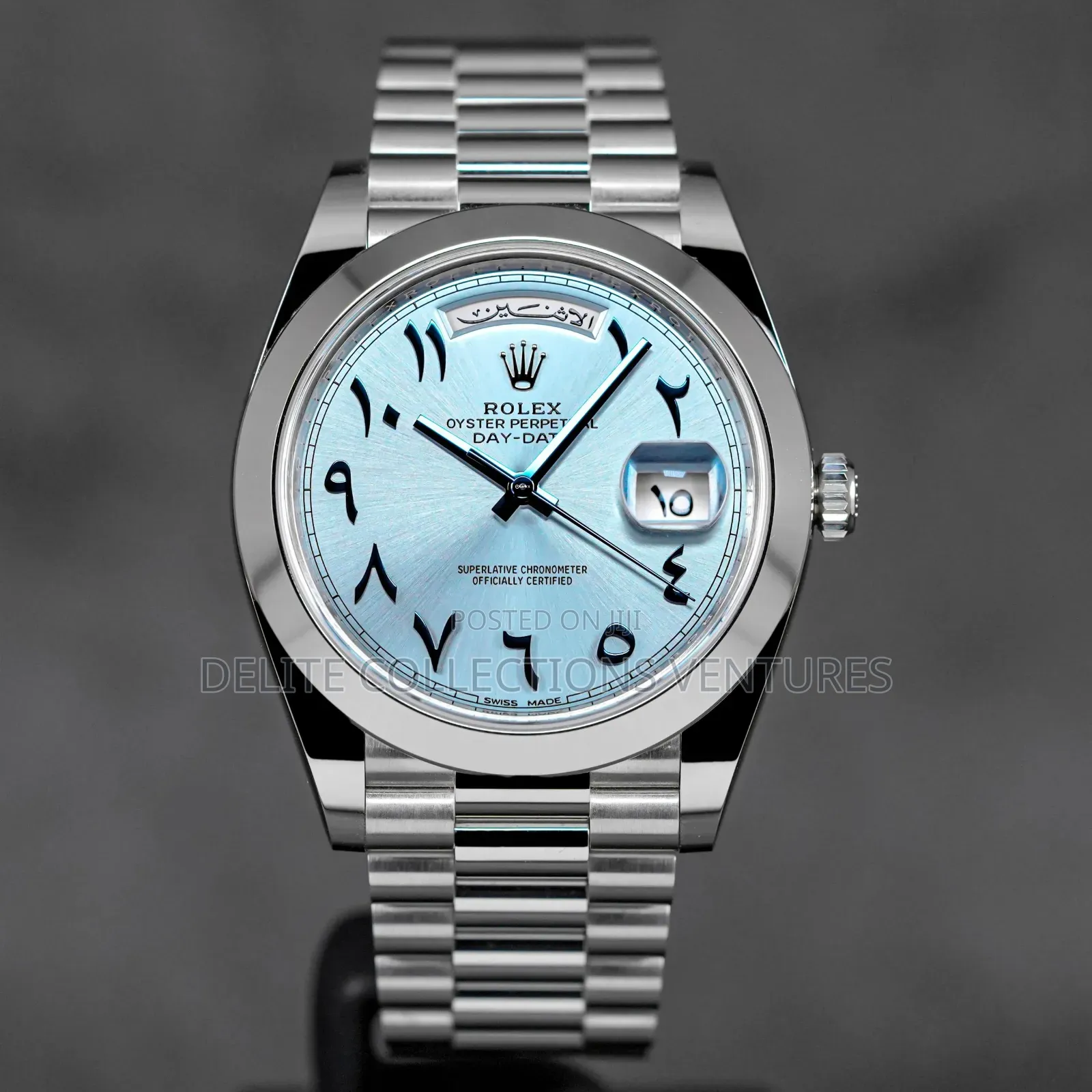 Rolex Day-Date 40 - Ice Blue Arabic Dial - 228206 - 2017.