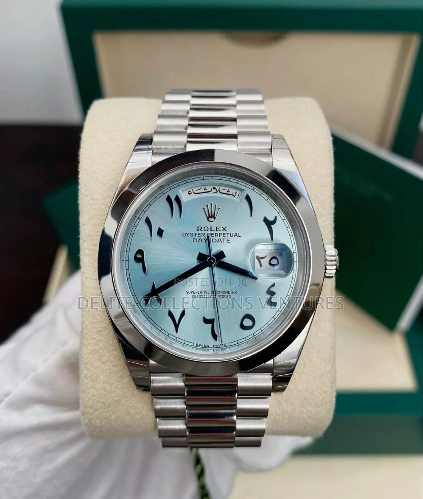 Rolex Day-Date 40 - Ice Blue Arabic Dial - 228206 - 2017.