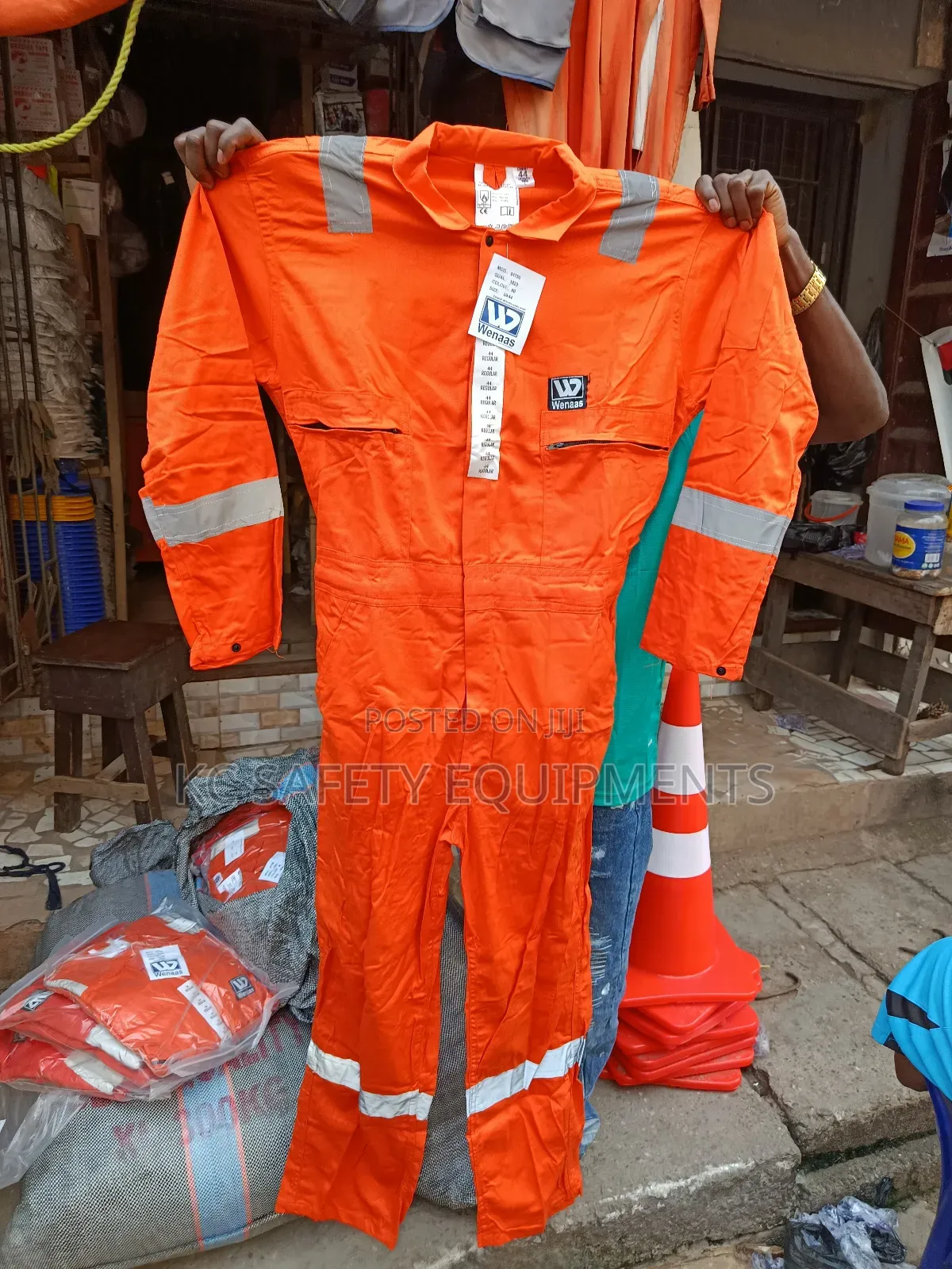 Orange Fire Overall