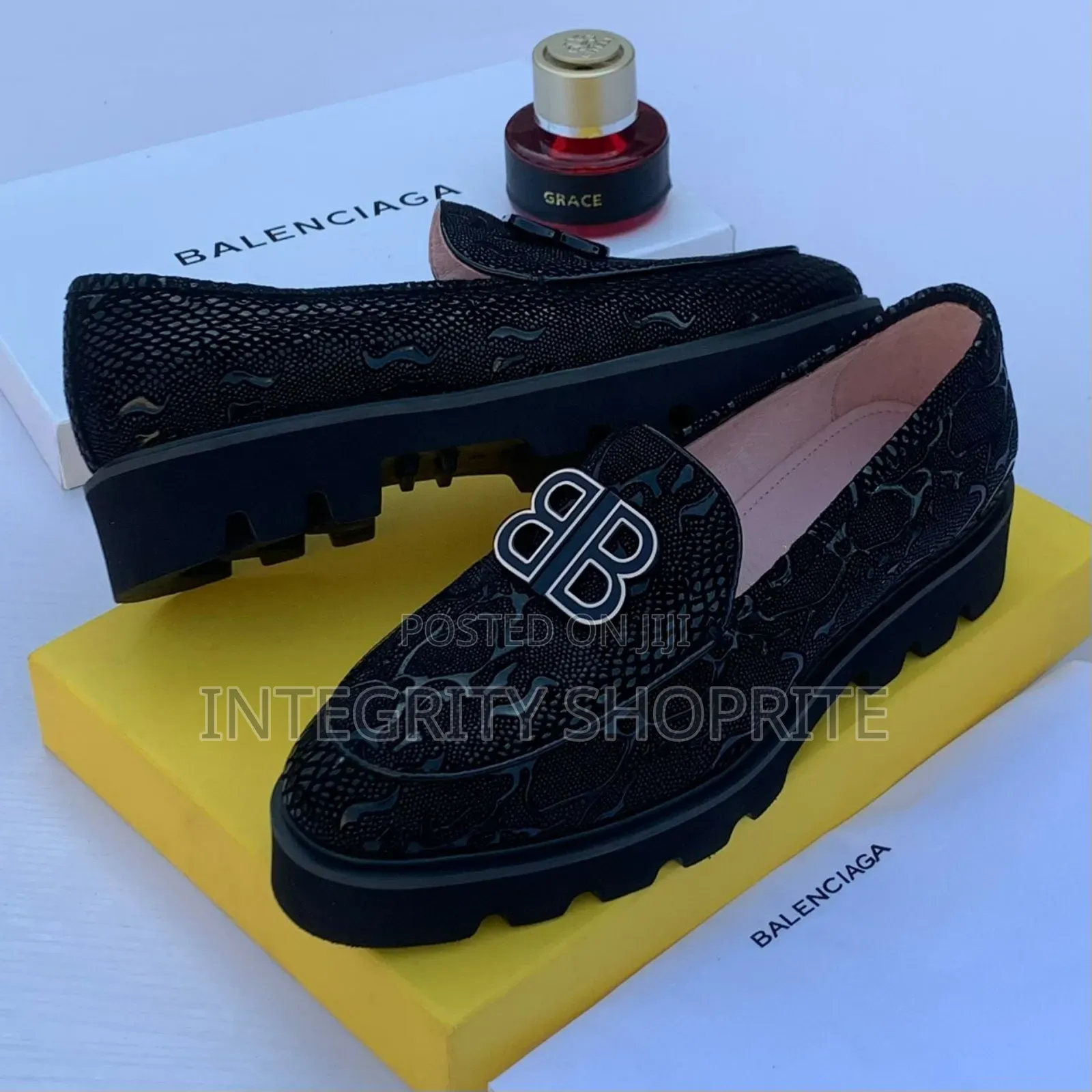 Black Balenciaga Men's Loafers