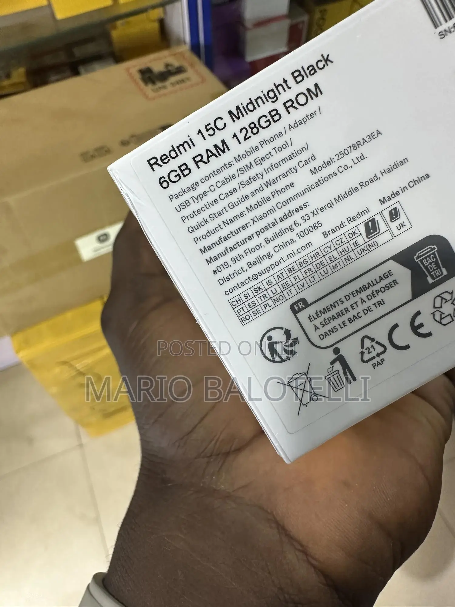 New Xiaomi Redmi 15C 4G 128 GB