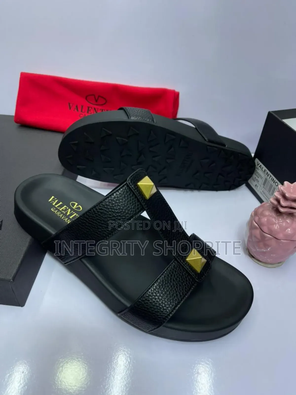Valentino Garavani Quality Leather Slippers