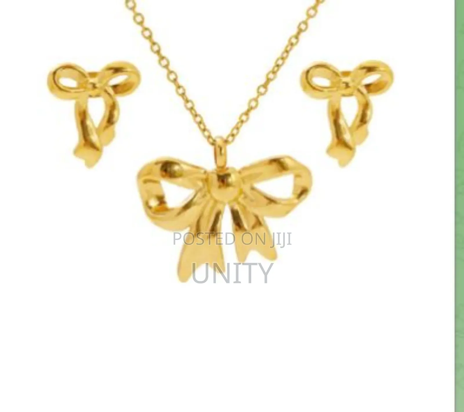 Stainless Steel Plated 18 K Gold