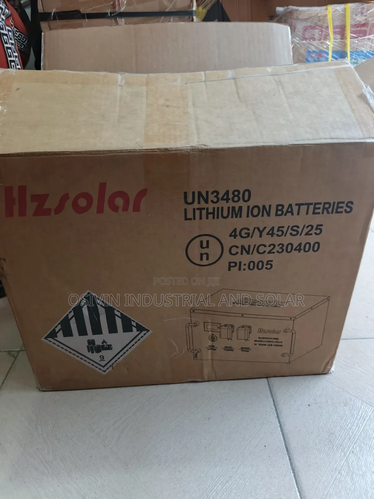 4kwh Hzsolar Lithium Battery 300a
