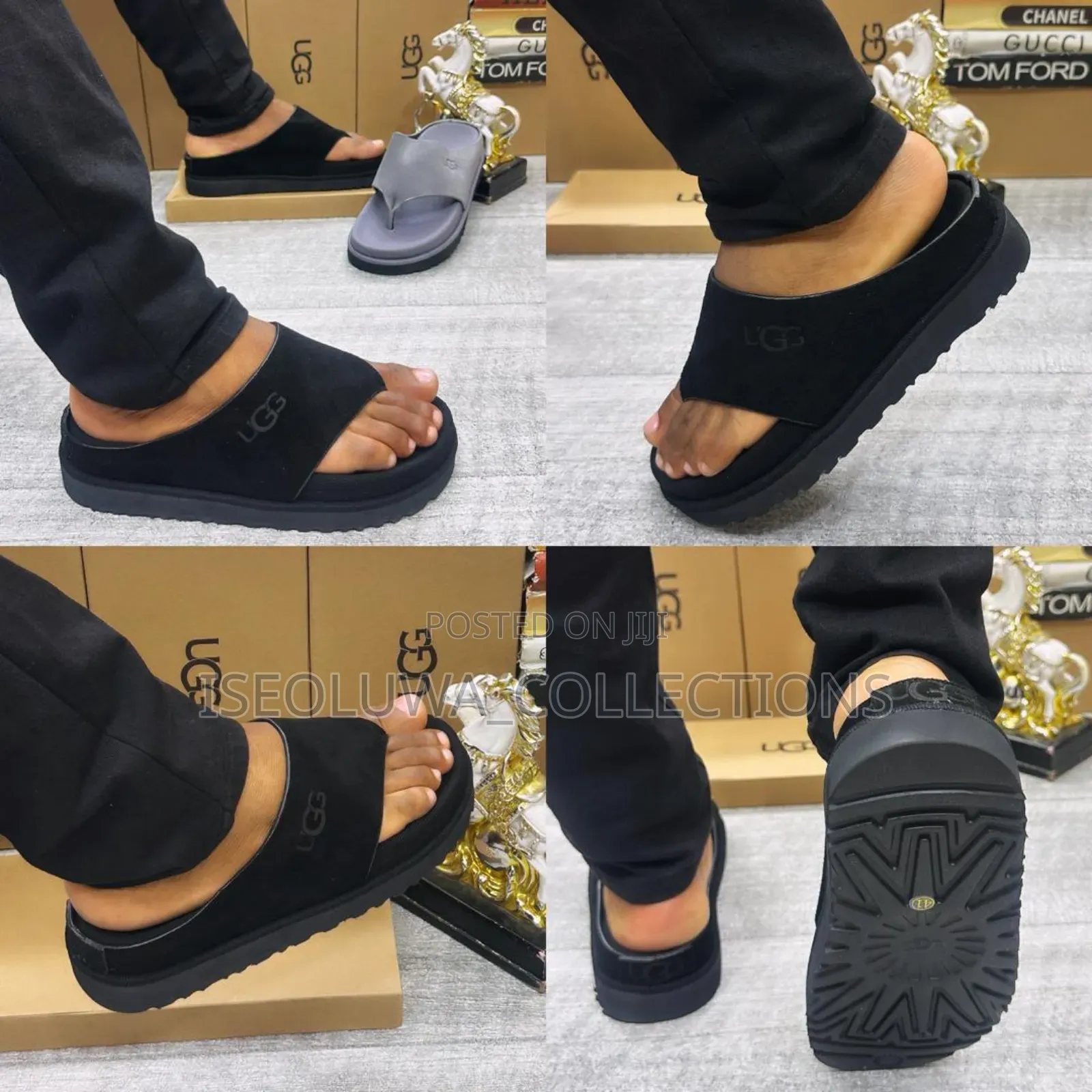 High Quality Men’S Ugg Slip-on Suede Comfort Slides