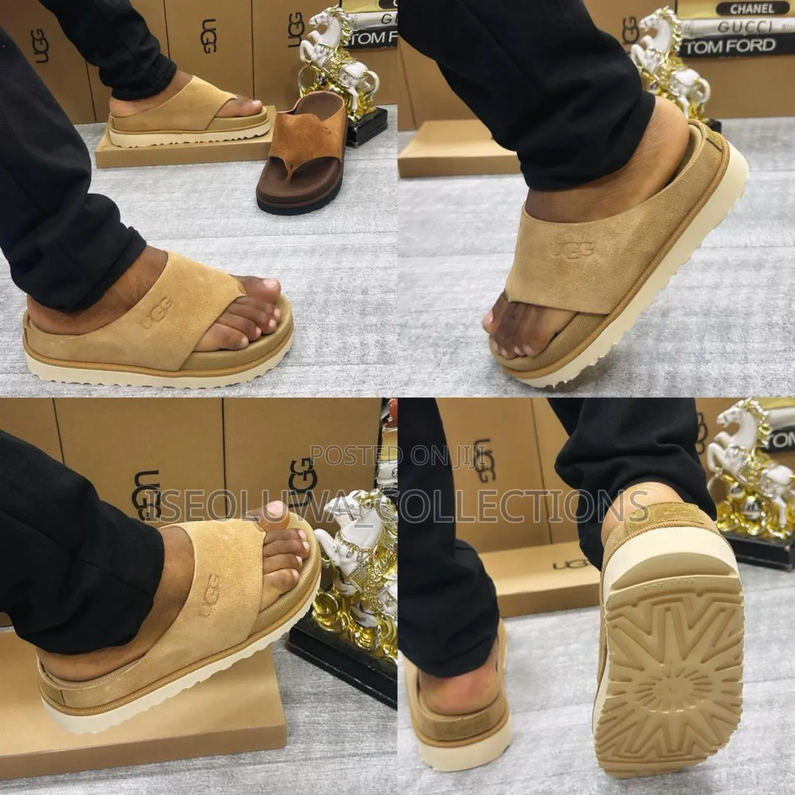 High Quality Men’S Ugg Slip-on Suede Comfort Slides