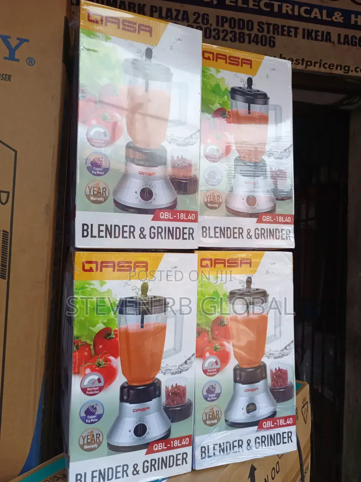 Qasa 1.8l Blender/Grinder – Qbl18l40