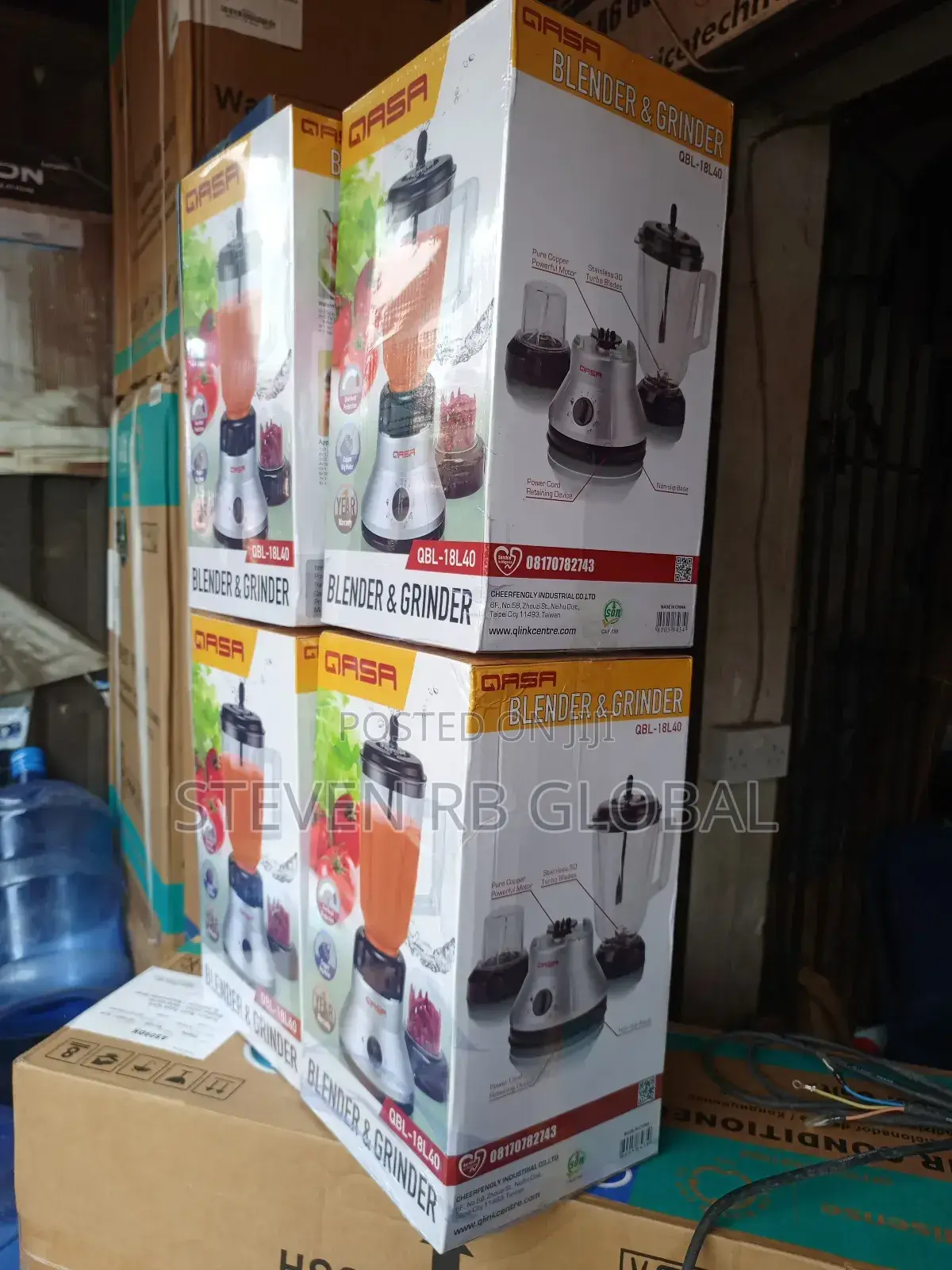 Qasa 1.8l Blender/Grinder – Qbl18l40