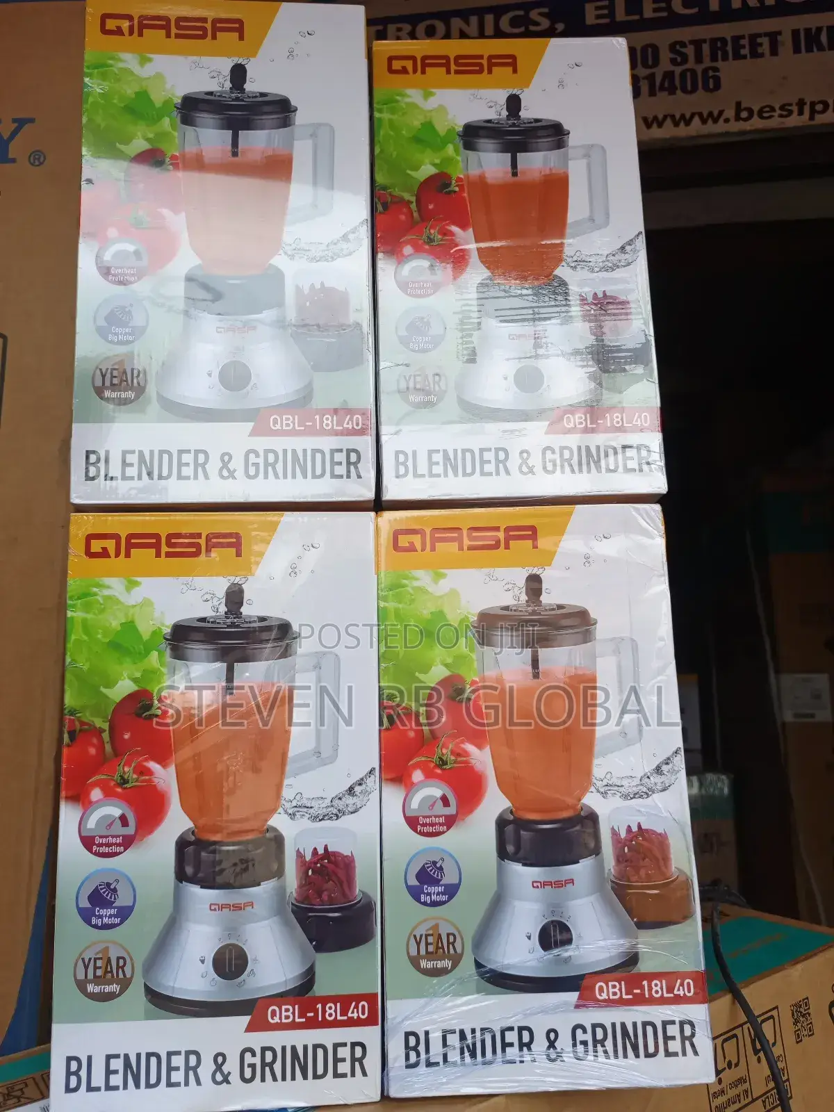 Qasa 1.8l Blender/Grinder – Qbl18l40