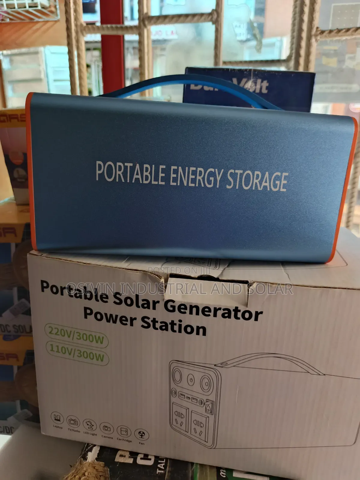 Original Power Station 300w With 50w Solar Panel