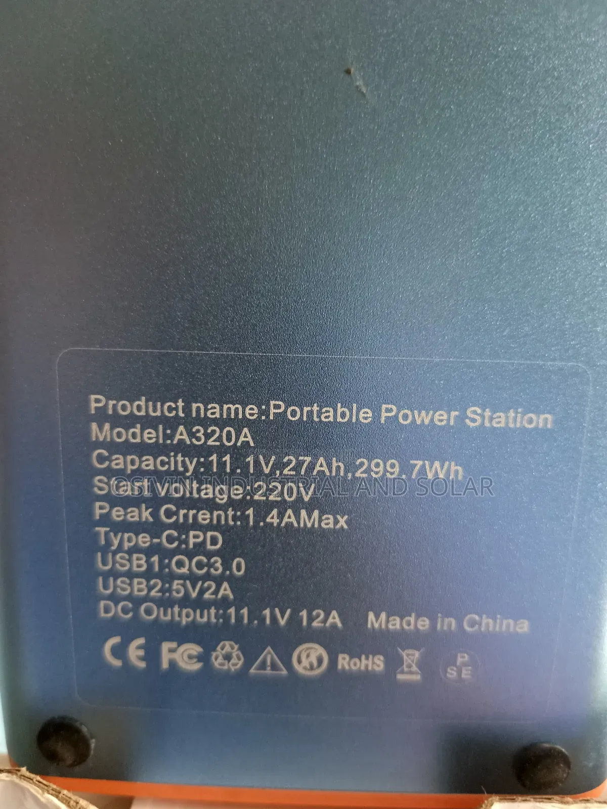 Original Power Station 300w With 50w Solar Panel