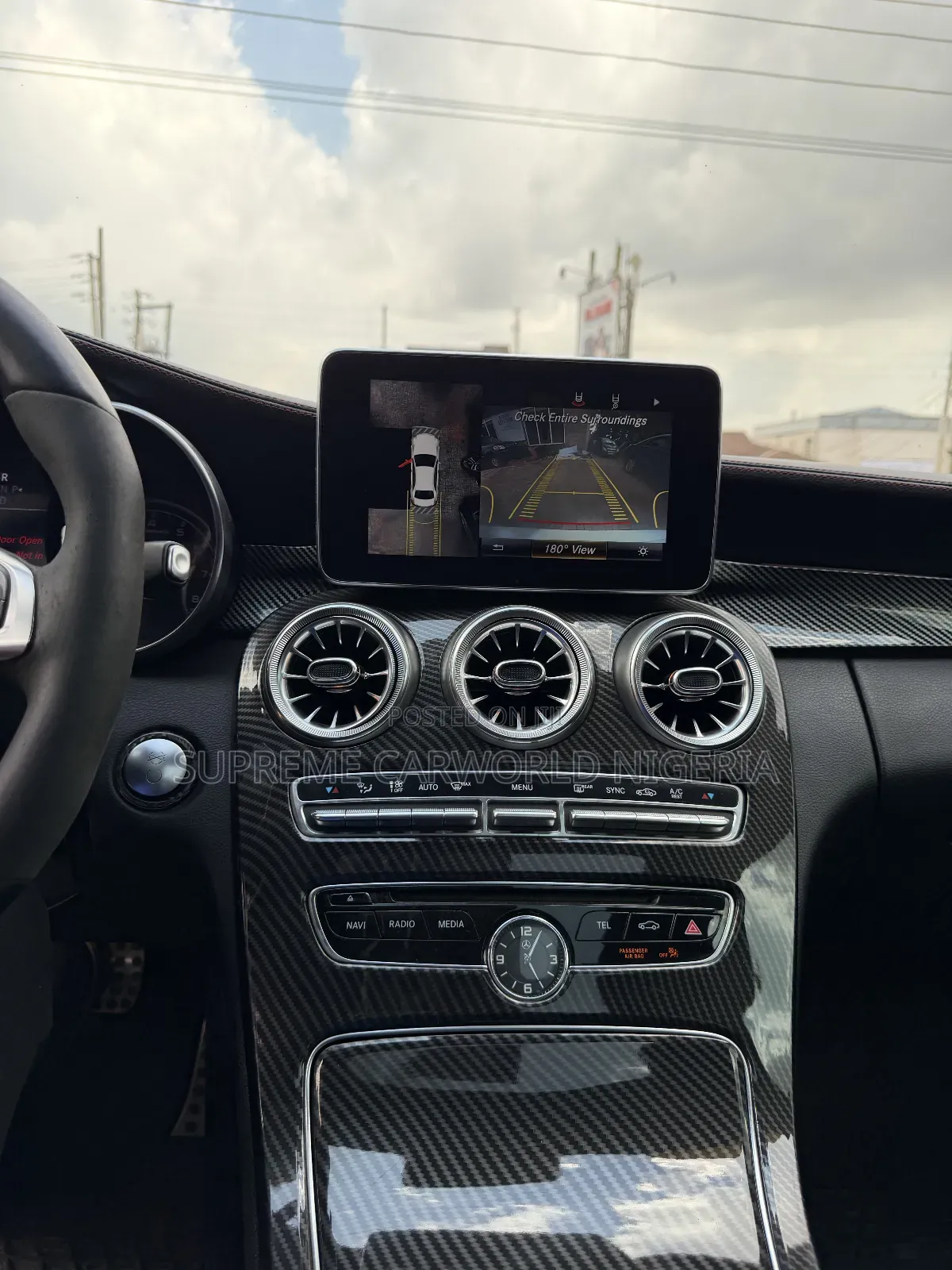 Mercedes-Benz C43 4Matic Sedan AWD (3.0L V6 9AM) 2018 White