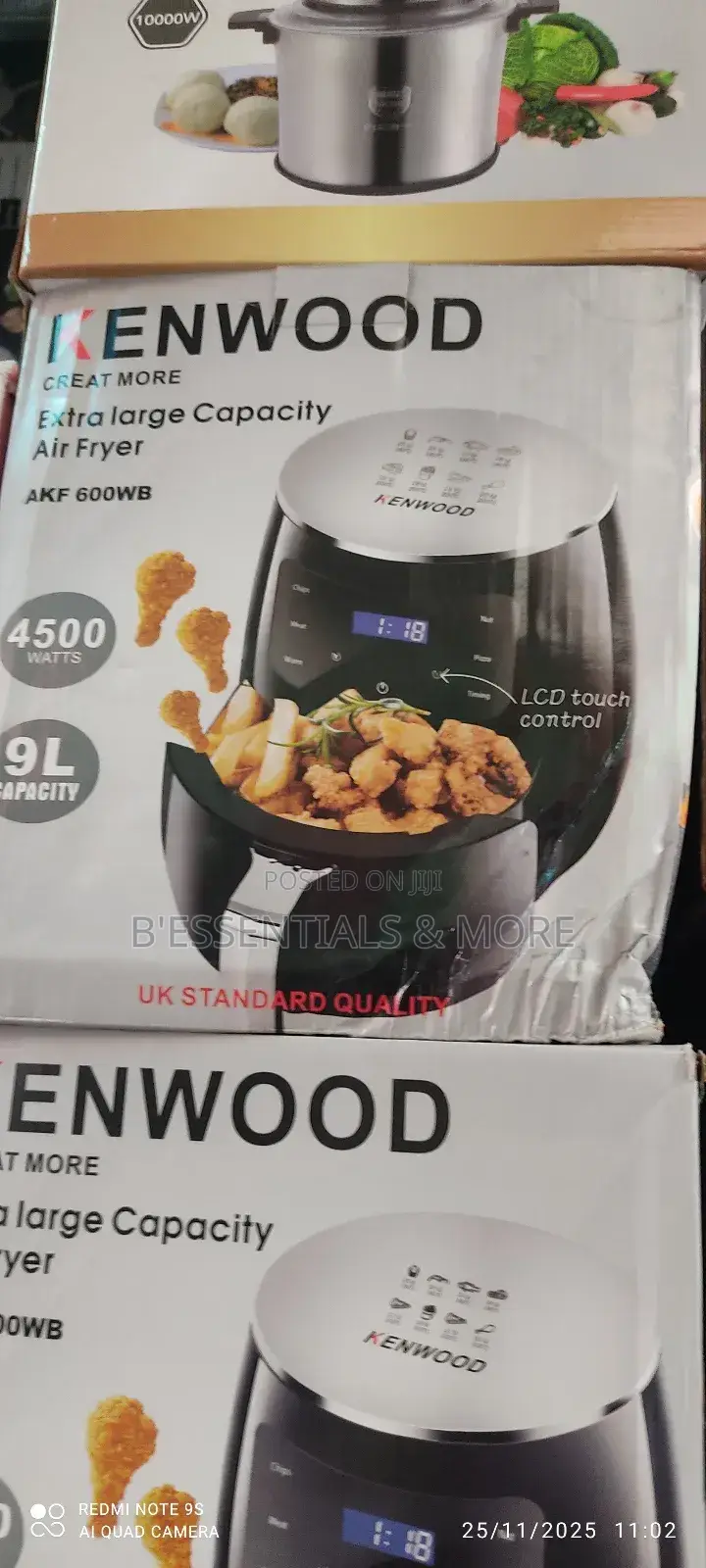 9litres Kenwood Air Fryer