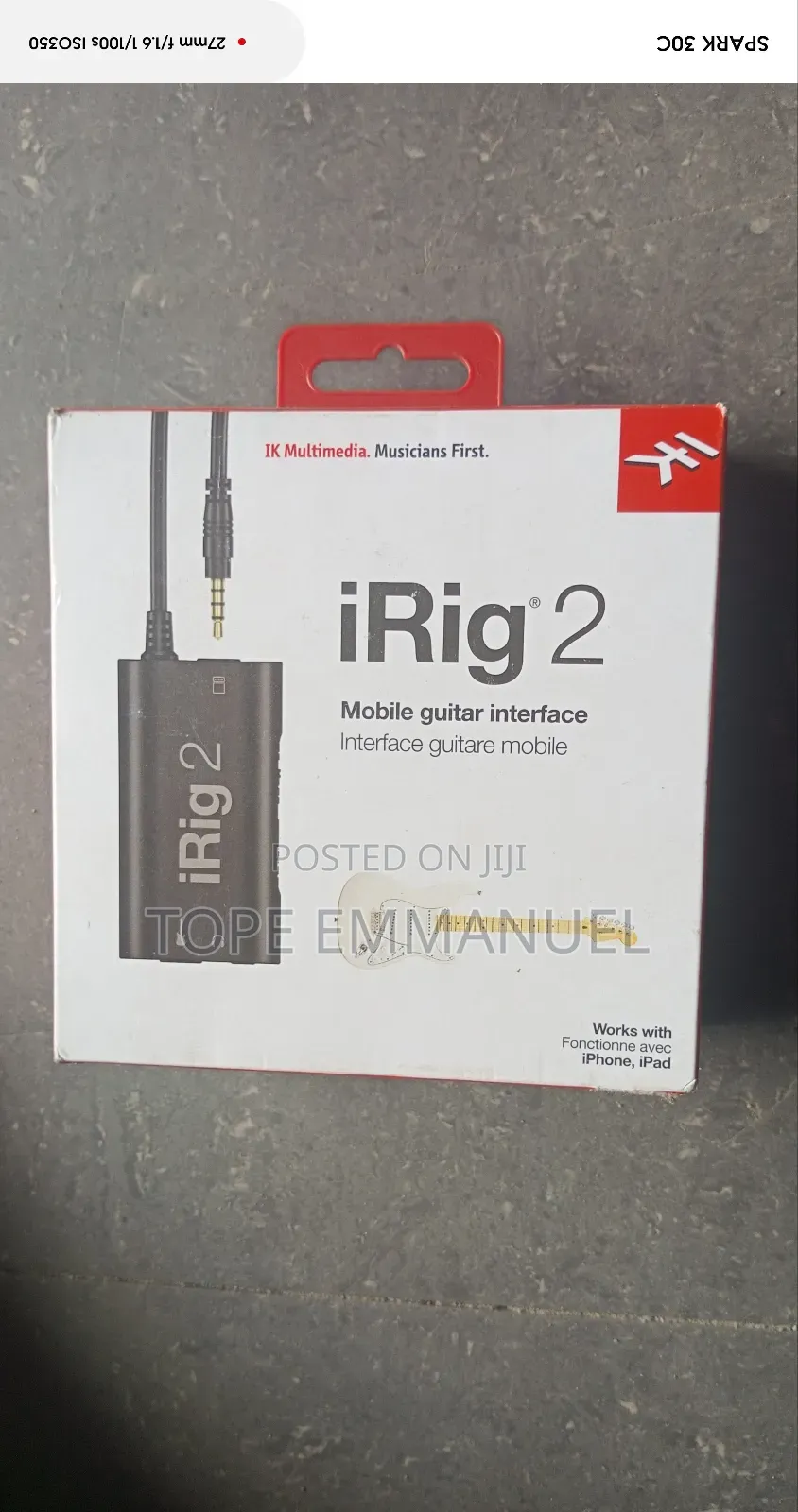 Ik Multimedia Irig 2 Mobile Guitar Interface