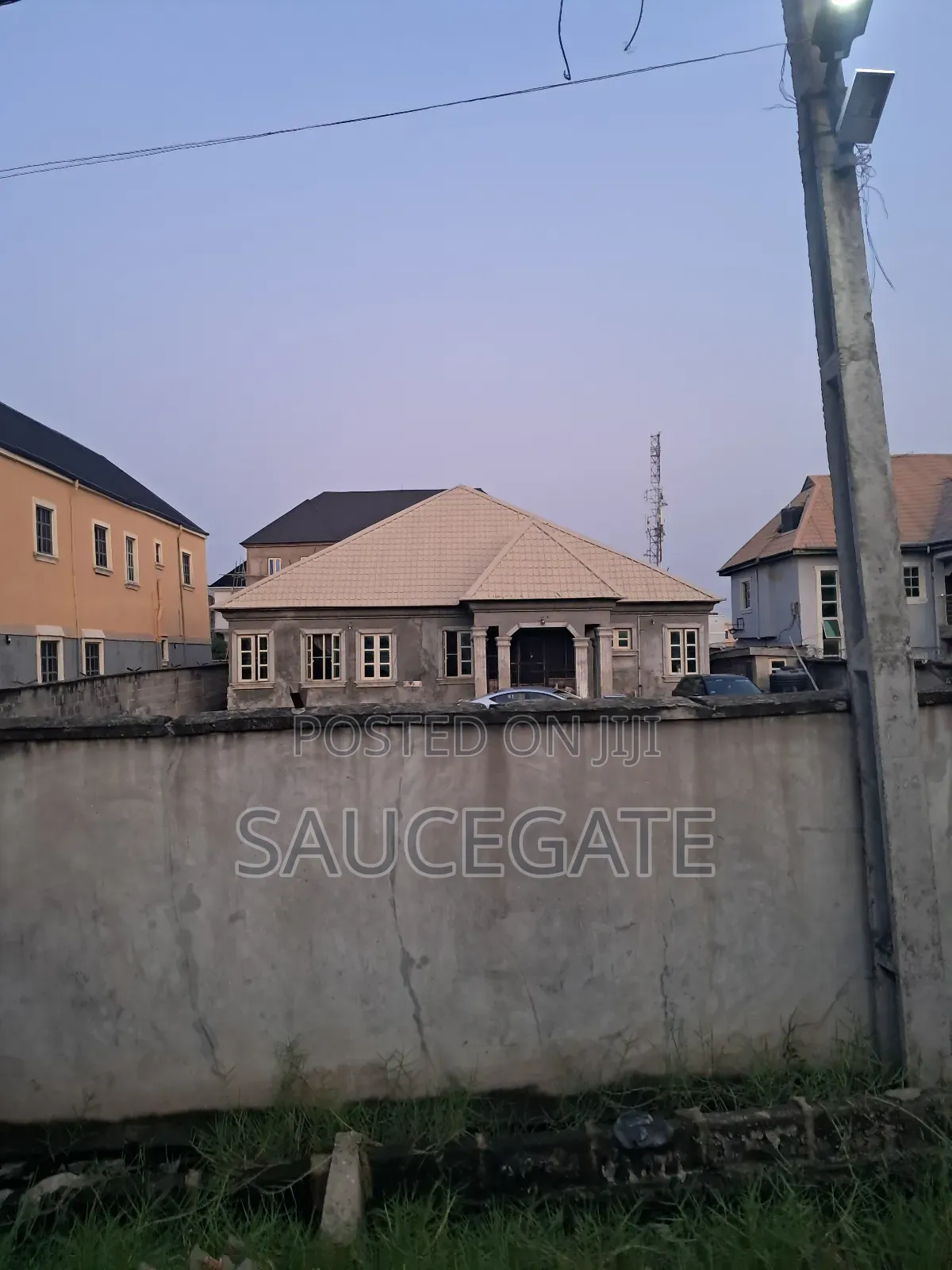 Half Plot Dry Fenced Inside a Compound at Satellite Town Dry