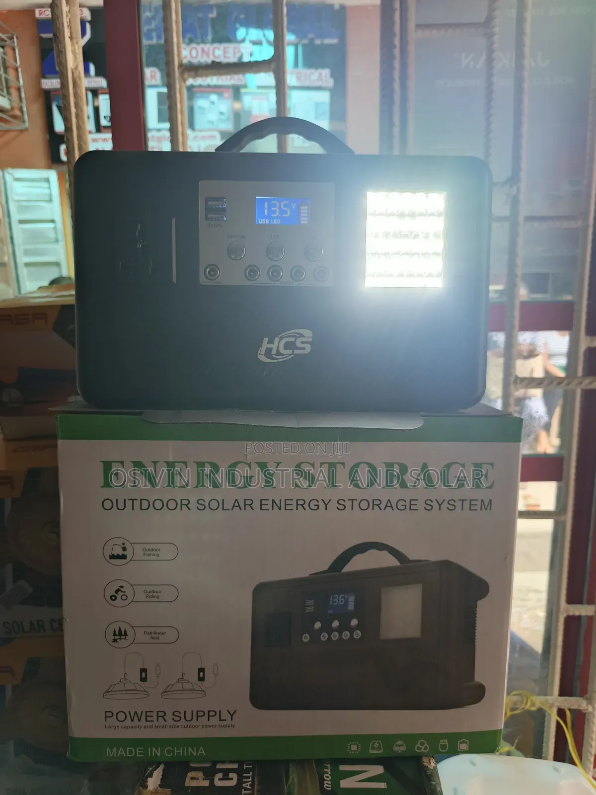 Complete 300w Energy Storage With 50w Solar Panel
