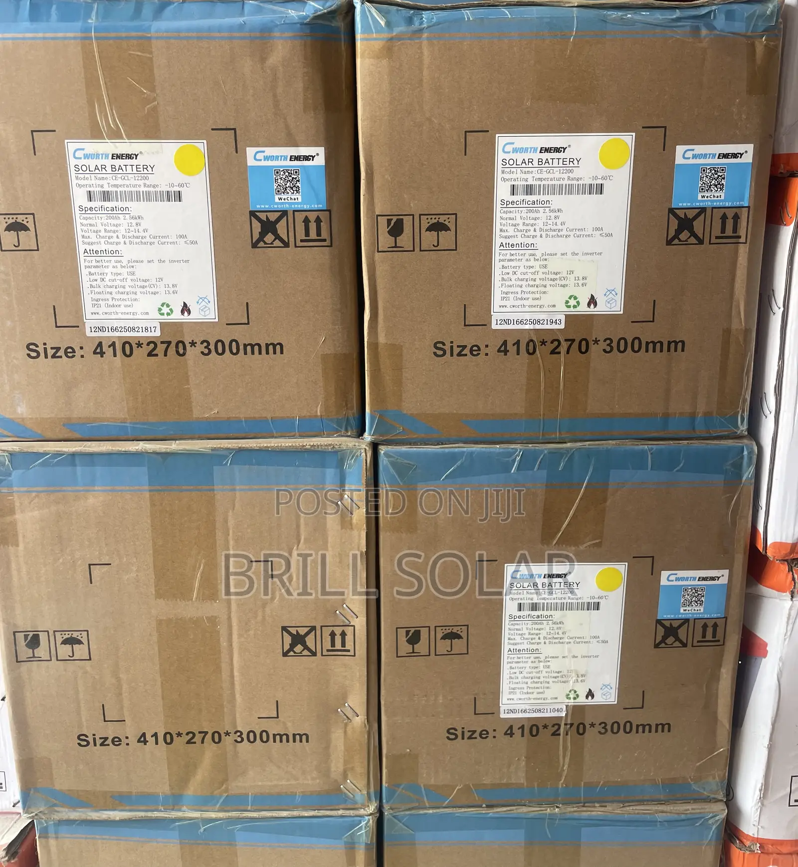 2.5kwh-12.8v Cworth Energy Solar Lithium Battery (Gcl)