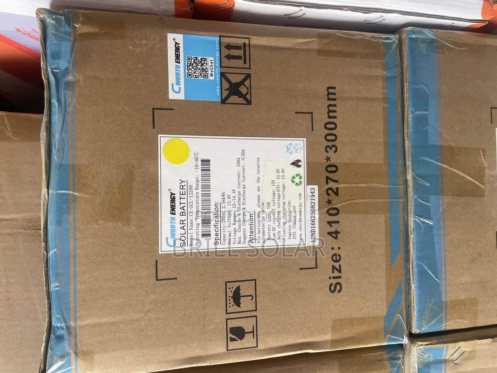 2.5kwh-12.8v Cworth Energy Solar Lithium Battery (Gcl)
