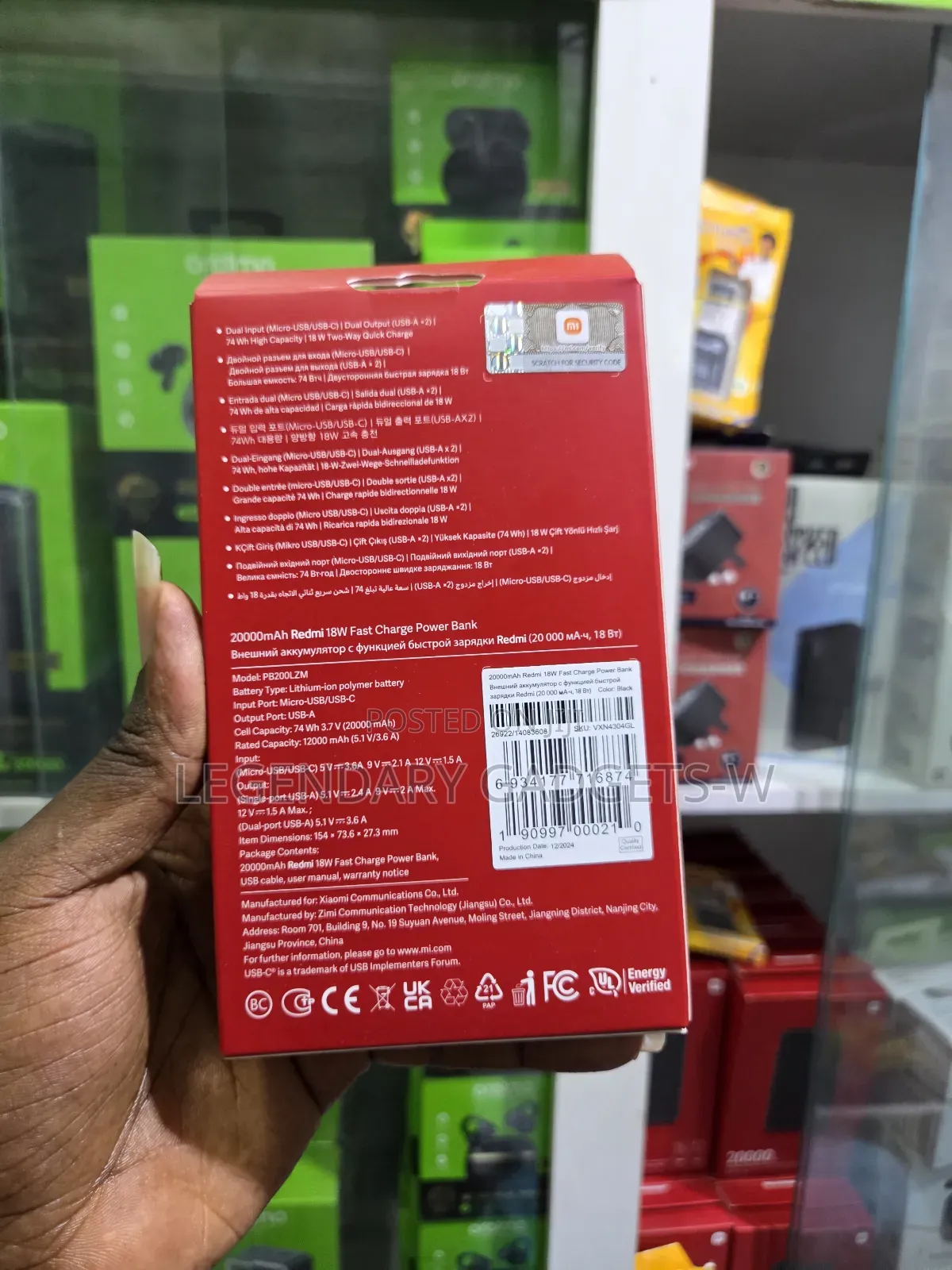 Xiaomi 20,000mah Powerbank 18w